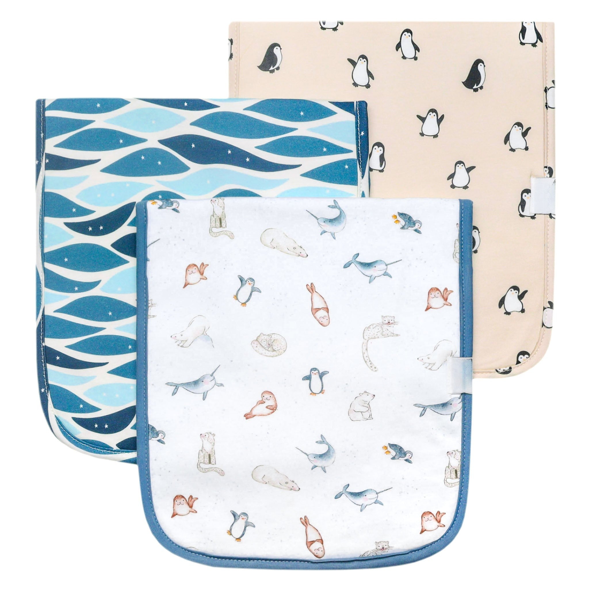 arctic wonder burp cloth set