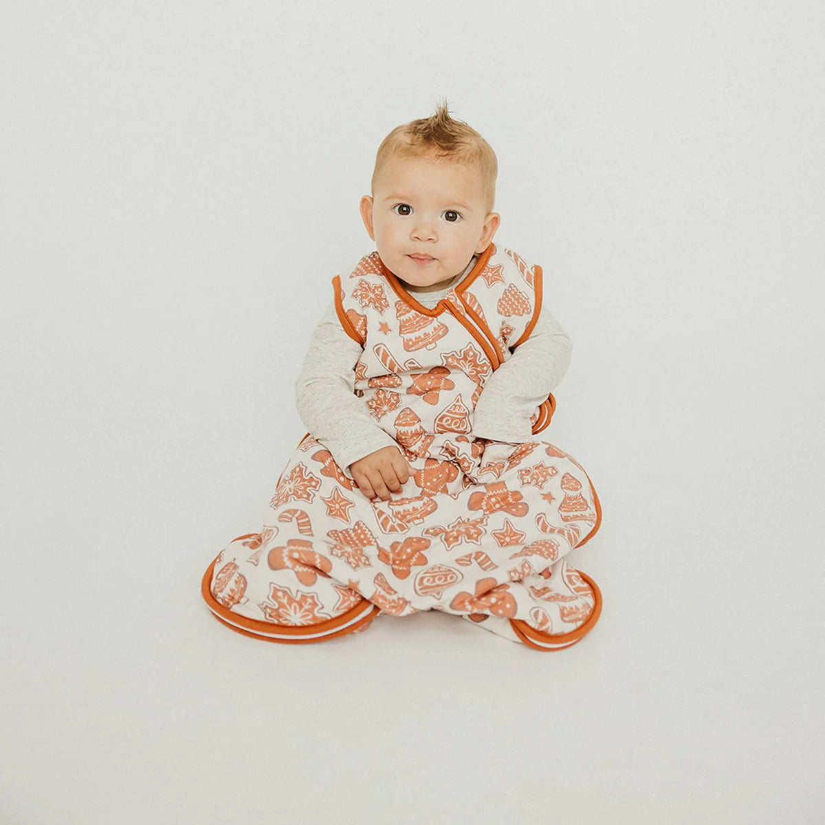 baby gingerbread sleep bag