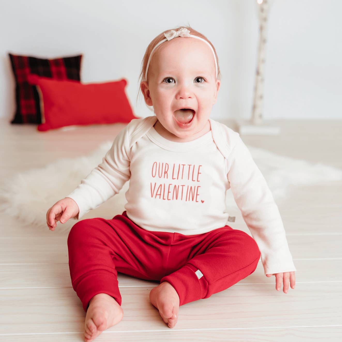 baby valentine long sleeve onesie