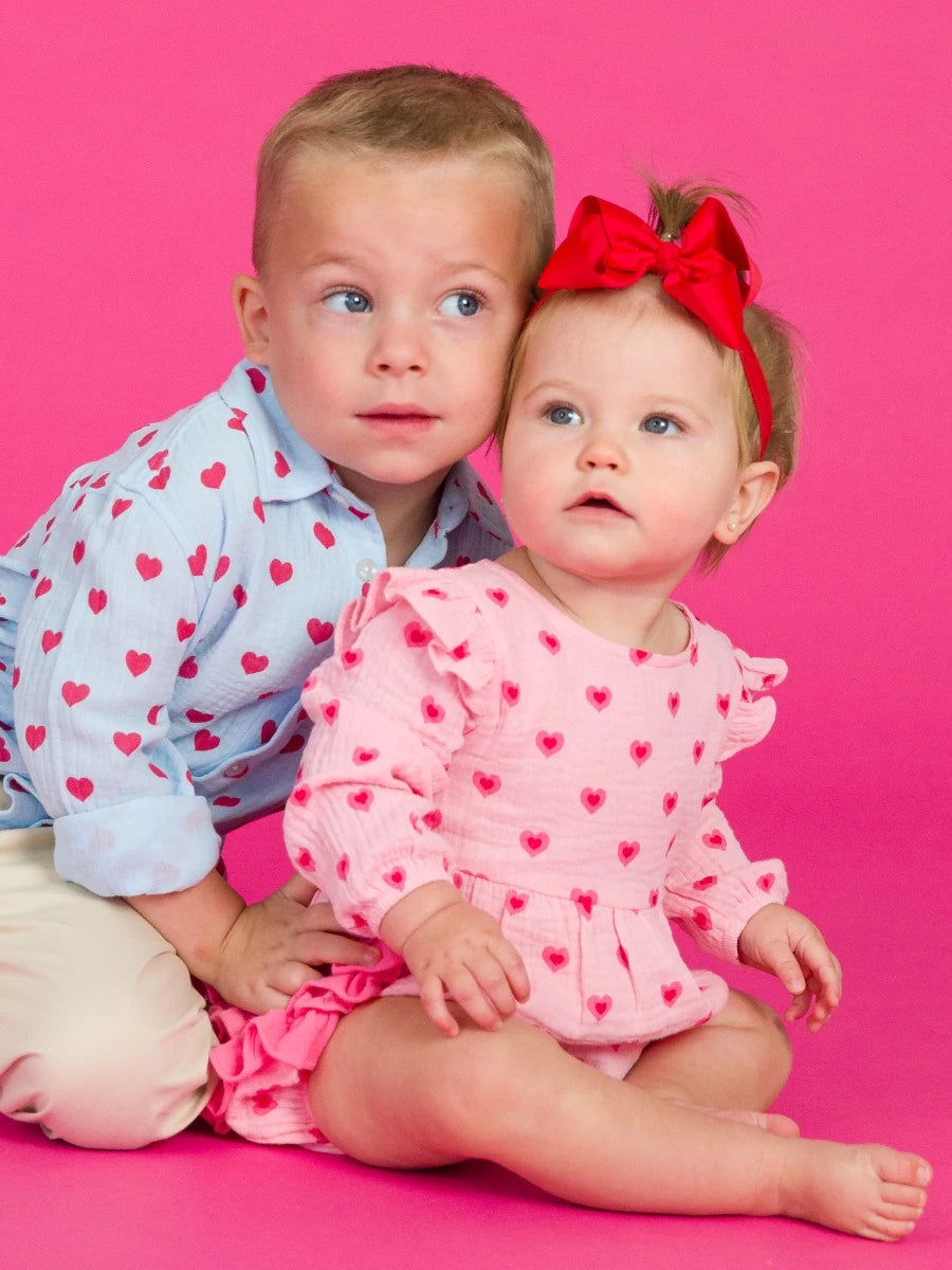 boy and girl toddler valentines outfits