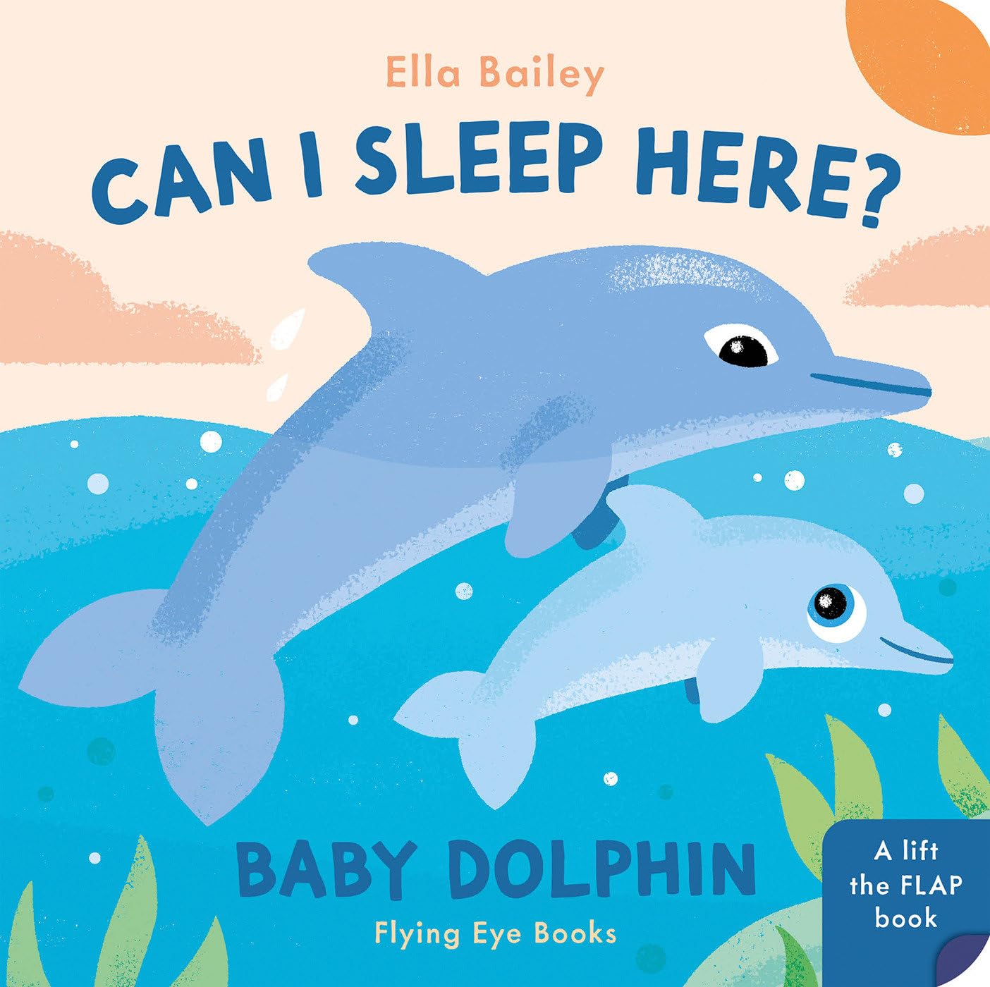 can I sleep here baby dolphin board book