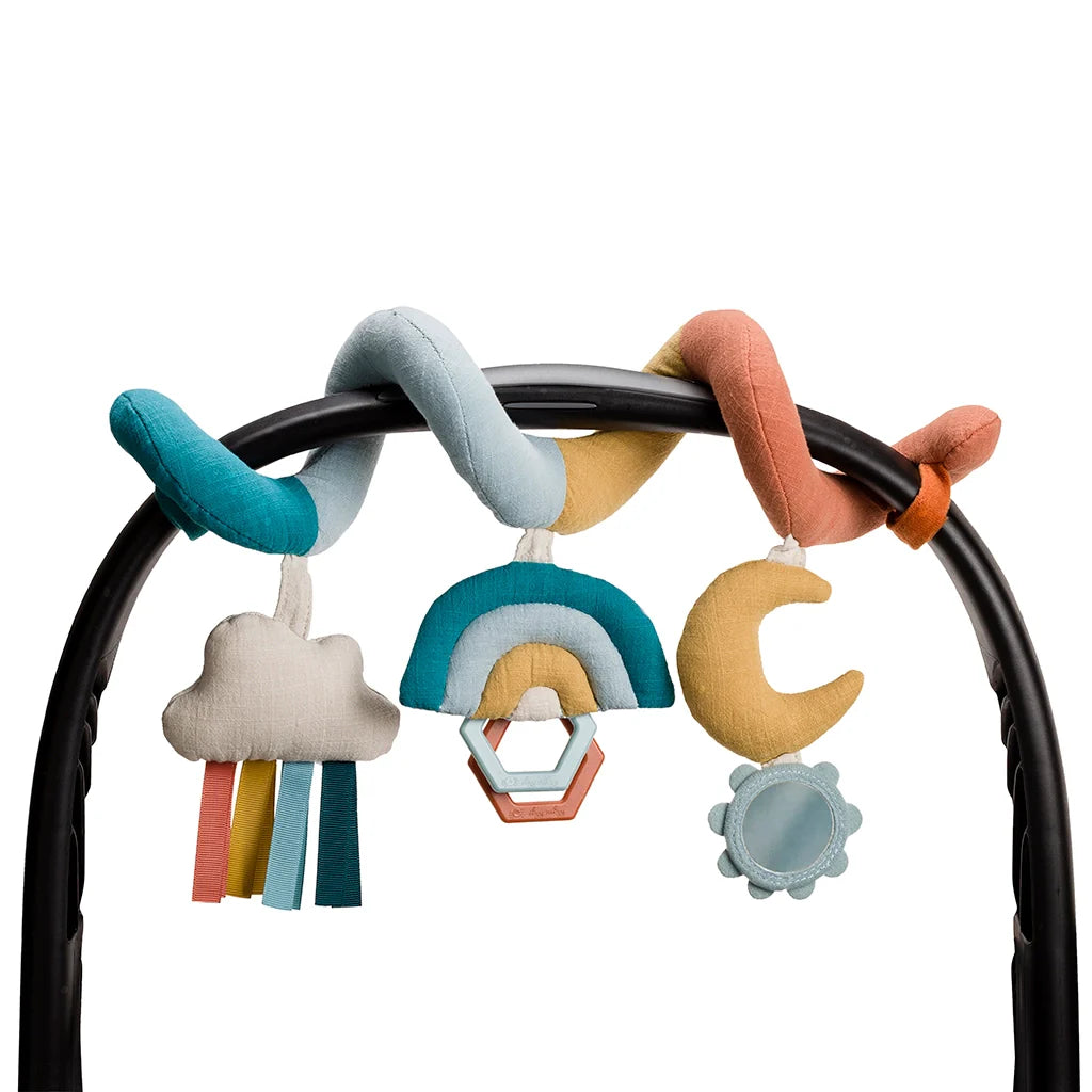 Rainbow Spiral Car Seat Activity Toy