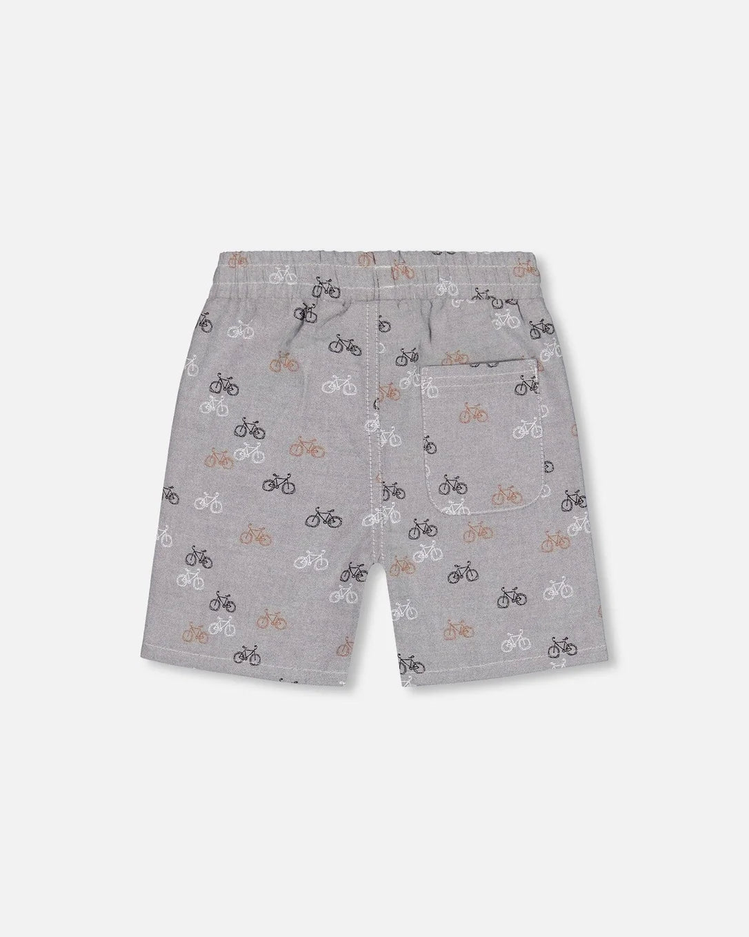 Printed Chambray Shorts - Online Only