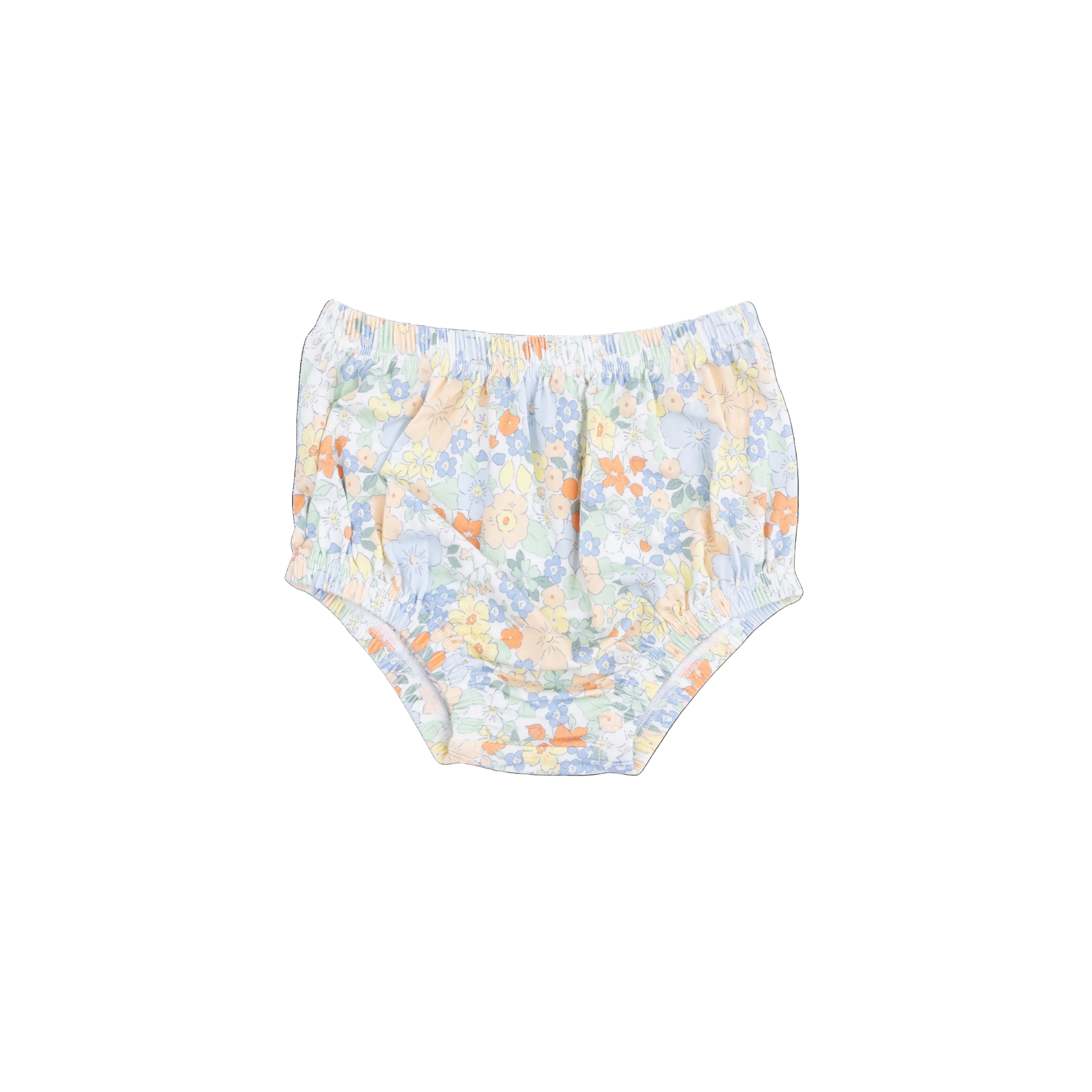 elastic waist floral bloomer for toddler girls