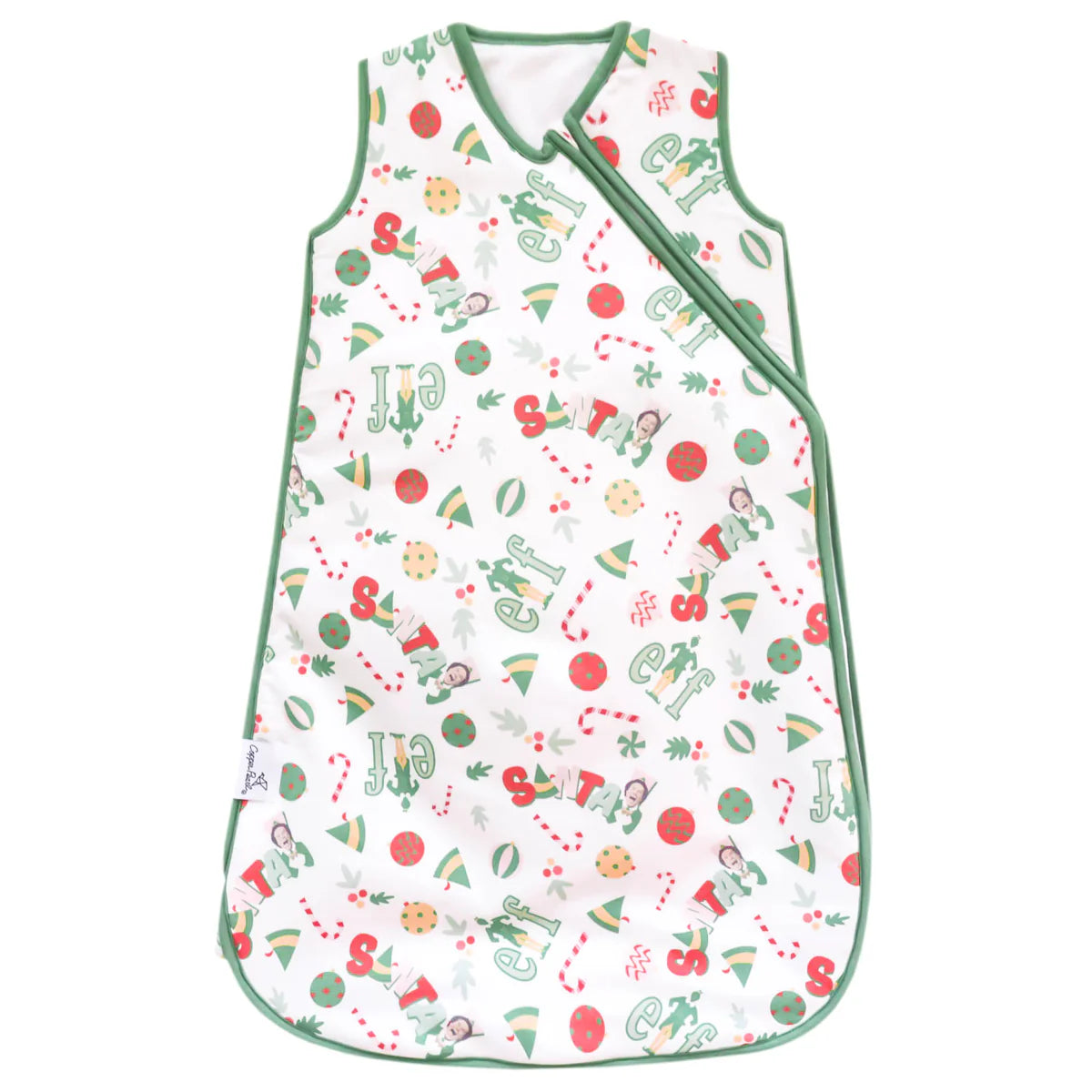 elf printed sleep bag