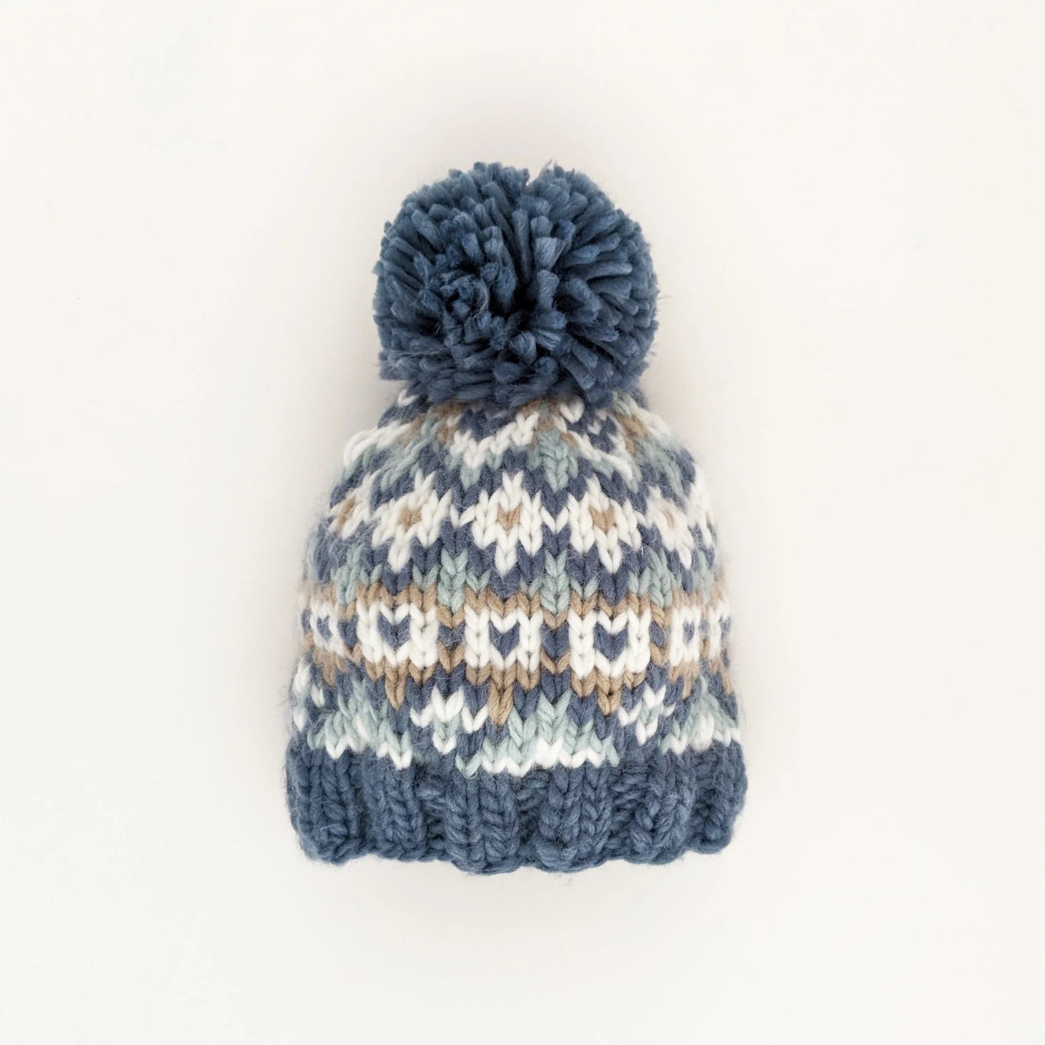 Fairisle Pom Pom Beanie