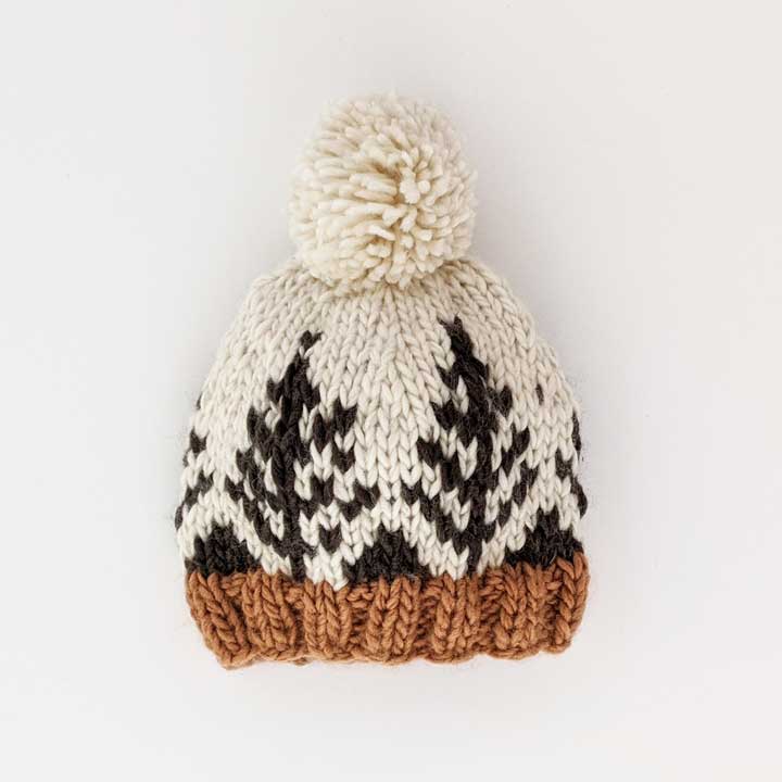 Forest Knit Pom Pom Beanie