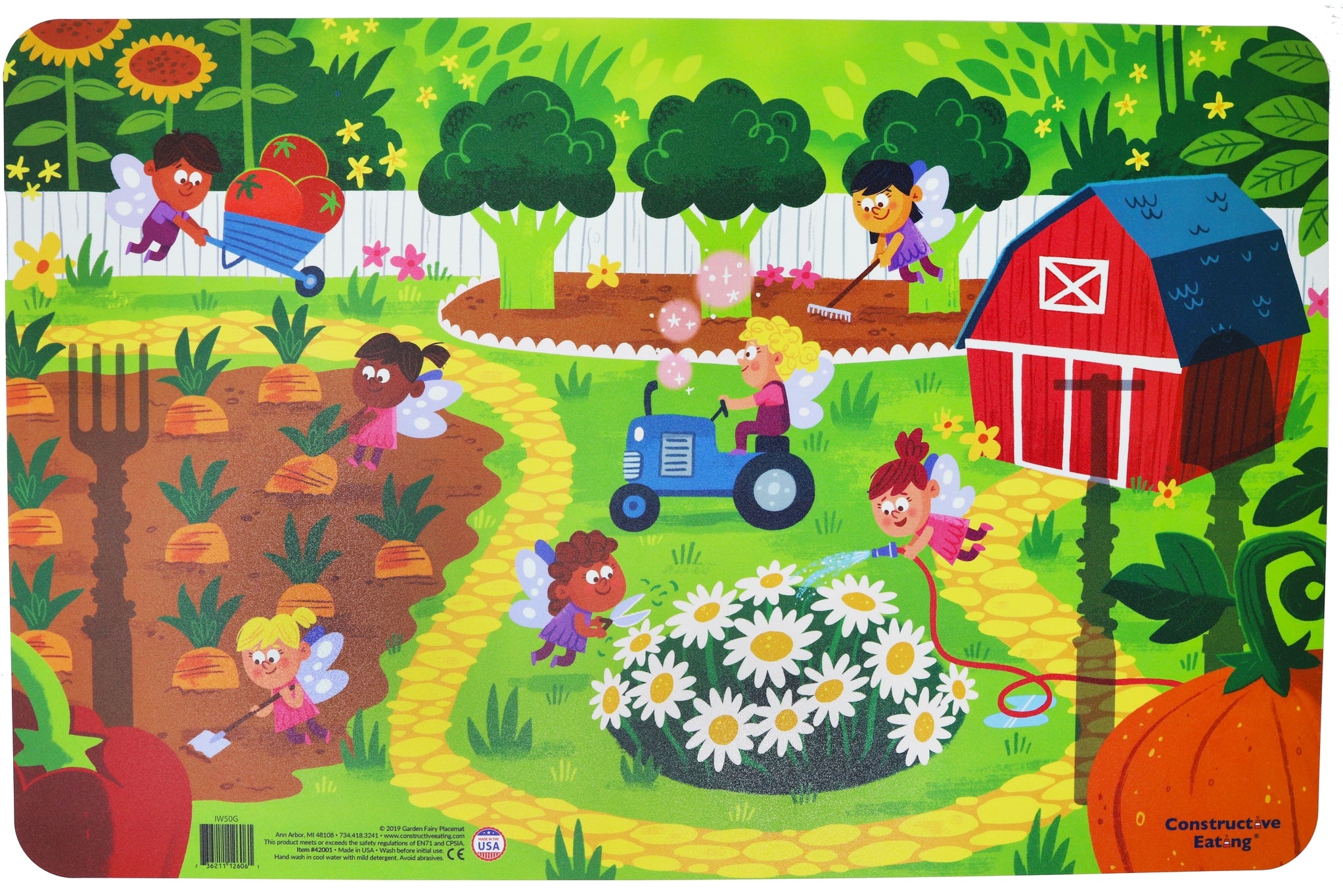 garden fairy placemat