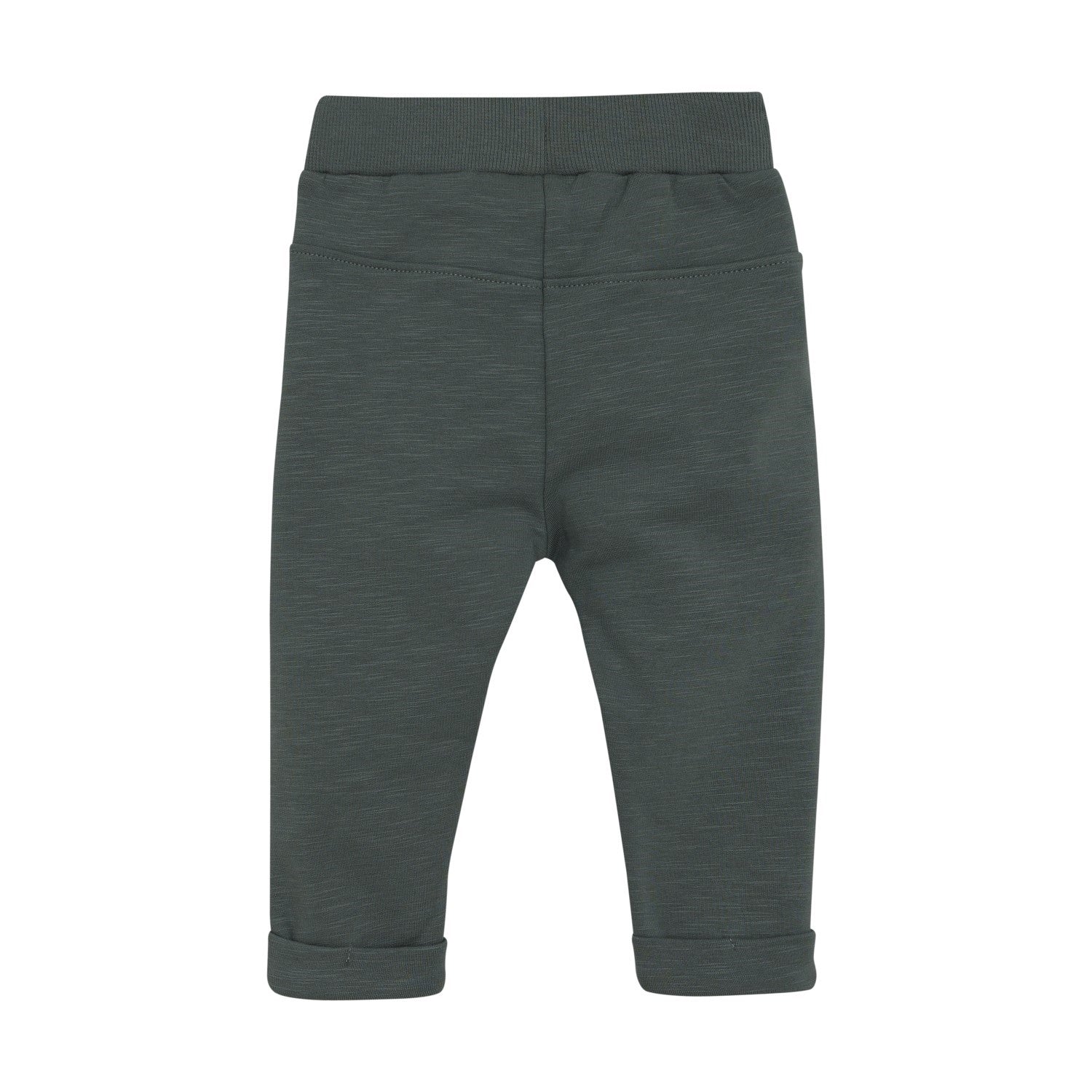 gender neutral dark green joggers for babies
