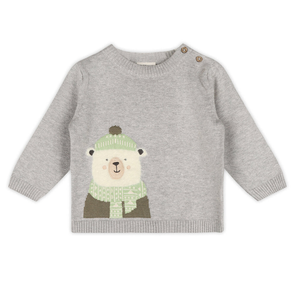 grey polar bear sweater 1