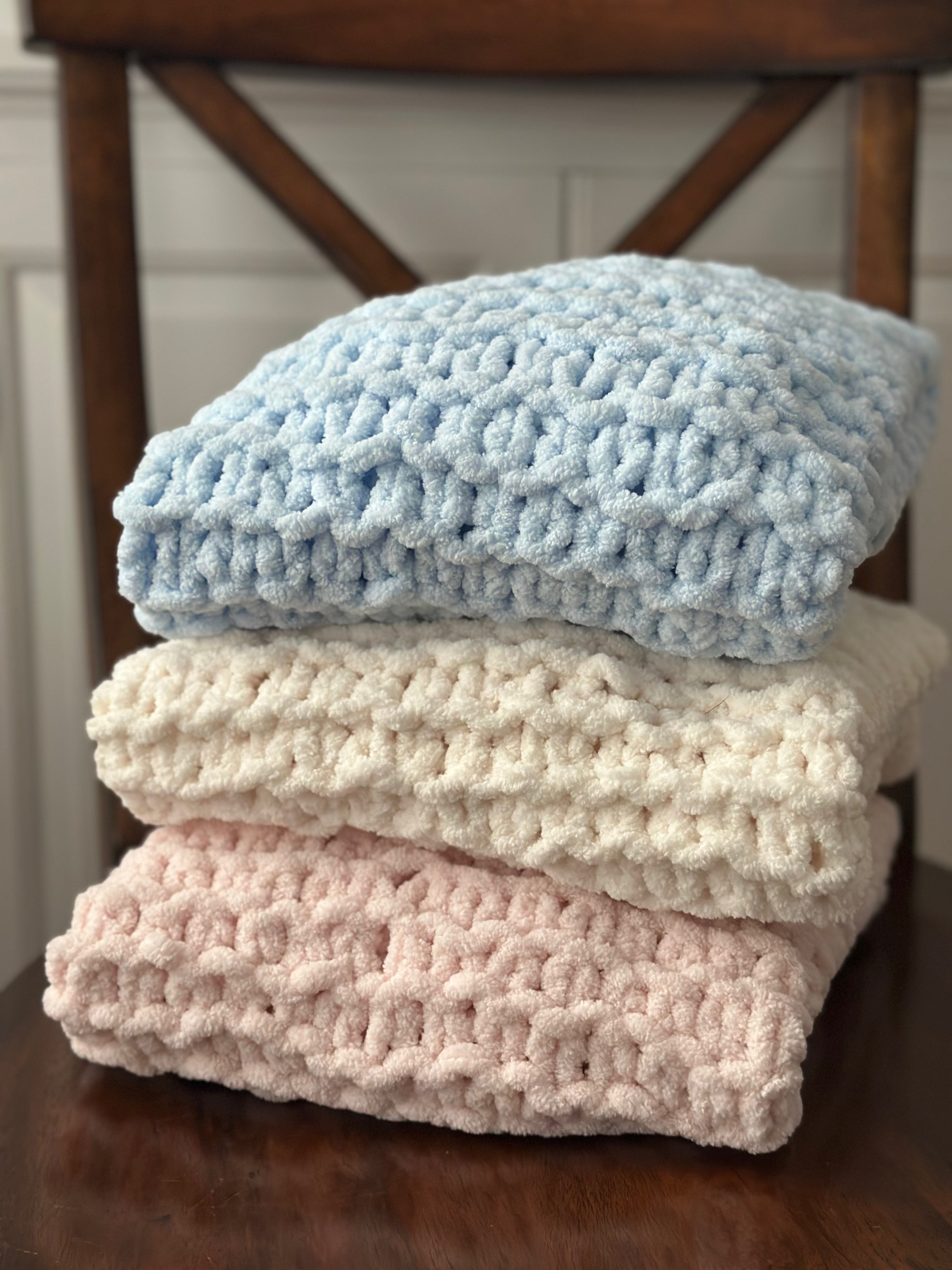 handmade cozy baby blanket