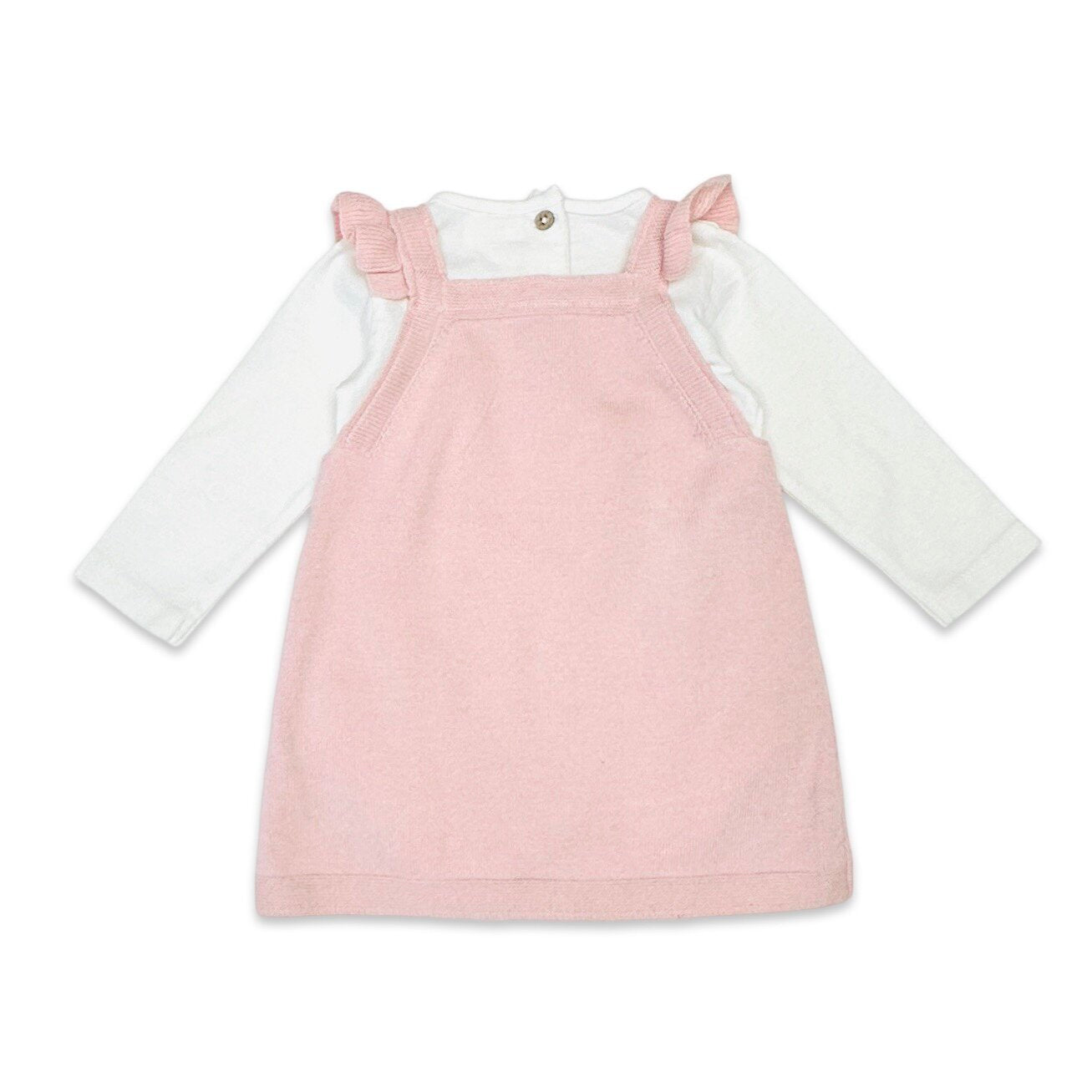 light pink baby easter floral dress