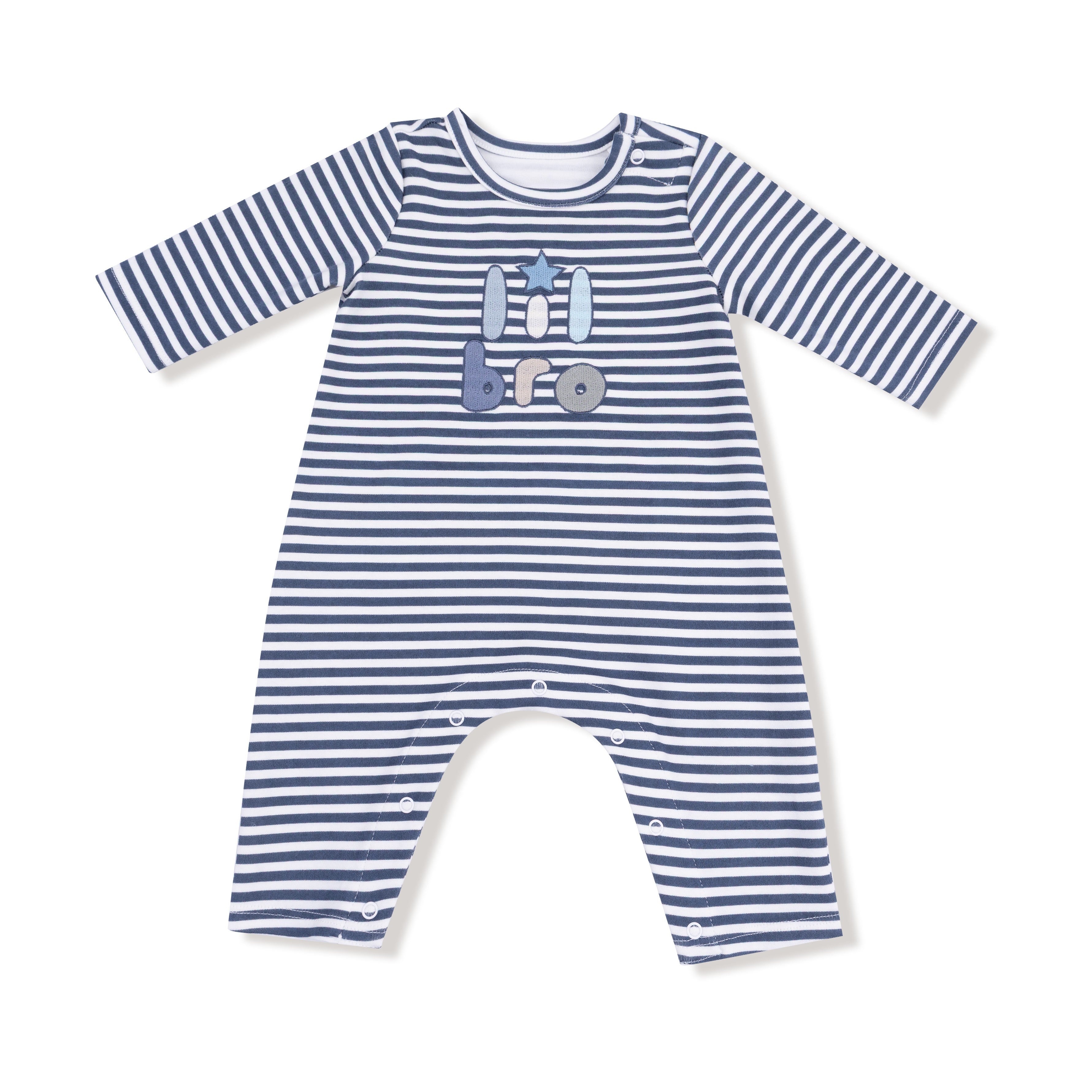 lil bro striped romper