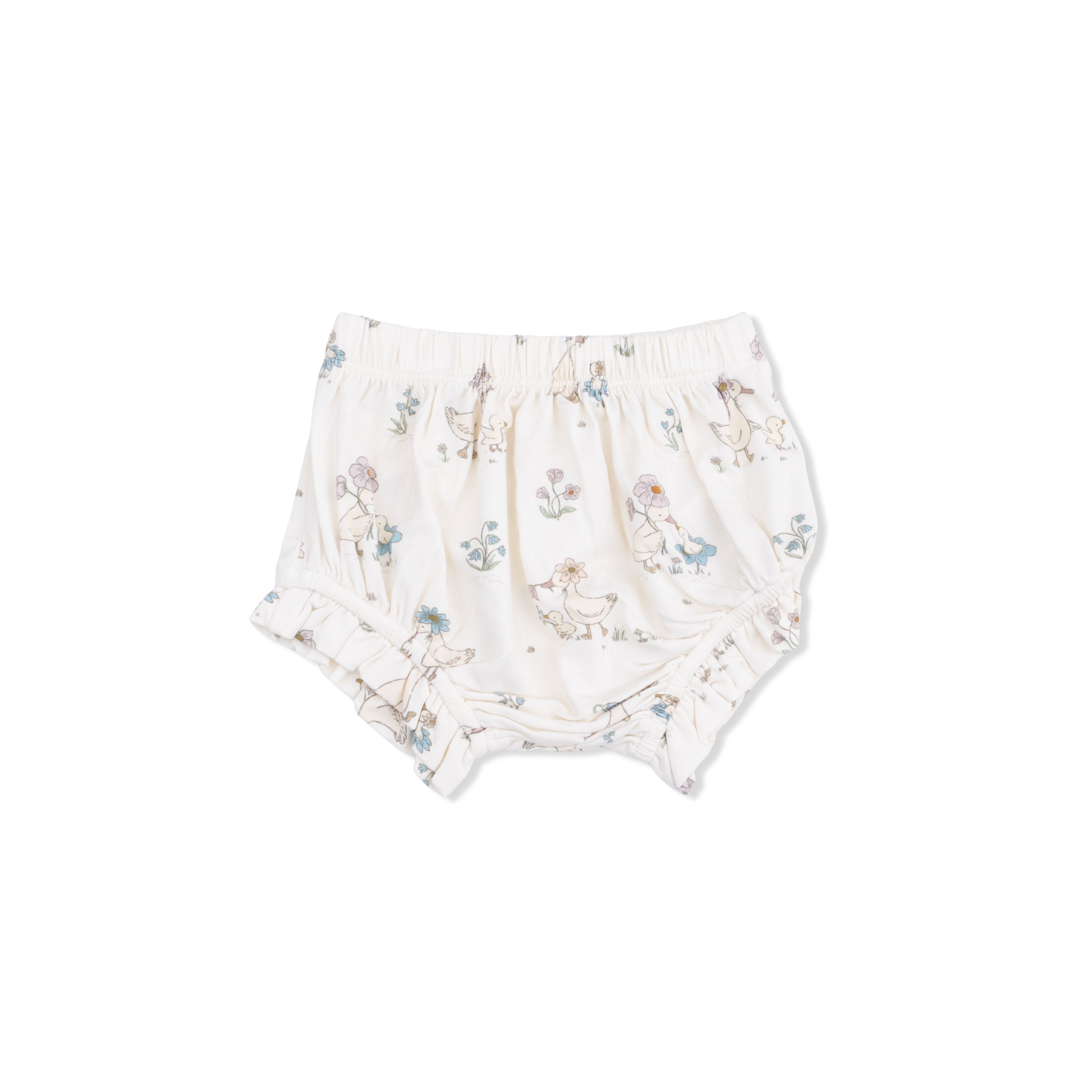 little ducklings ruffled bloomer