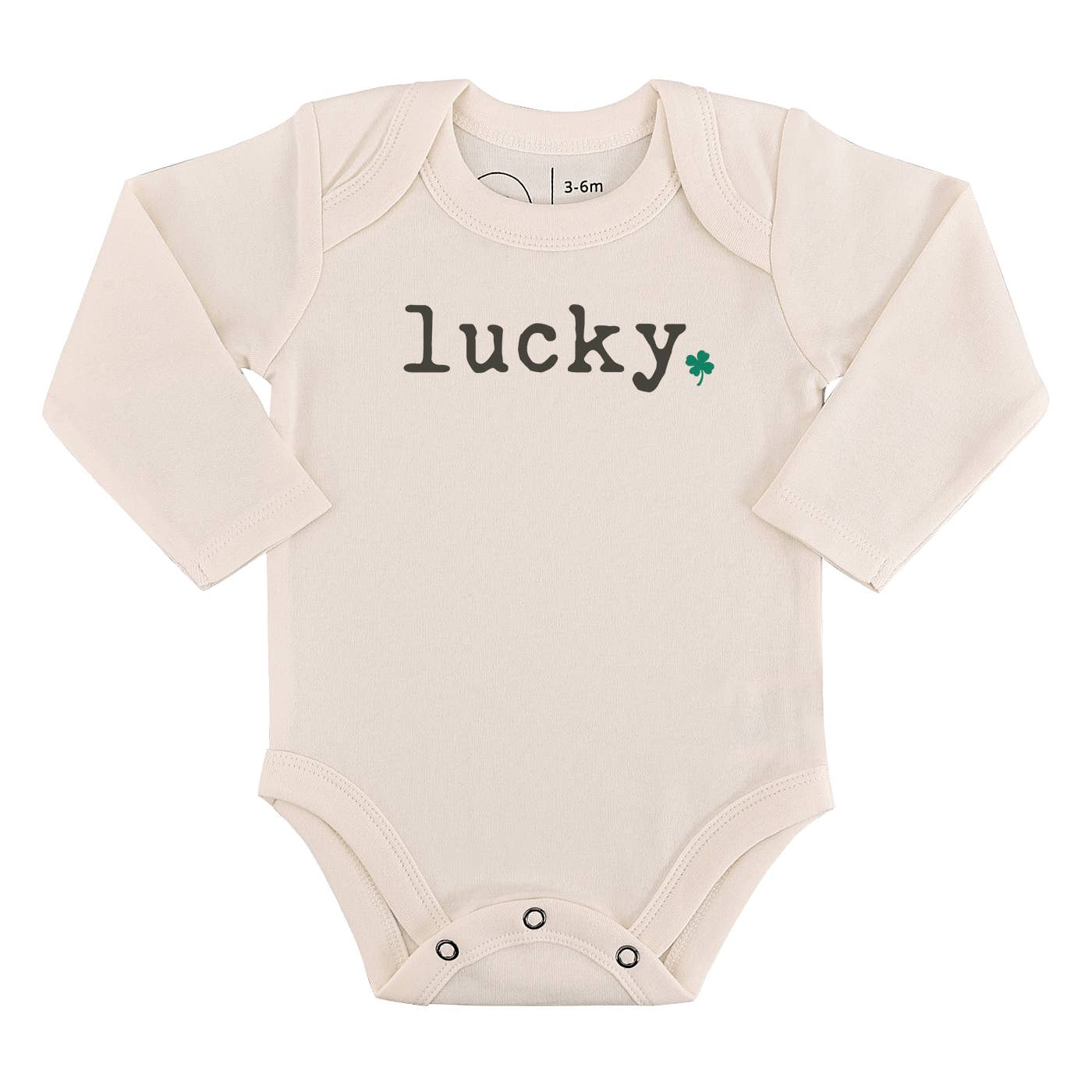 lucky long sleeve onesie