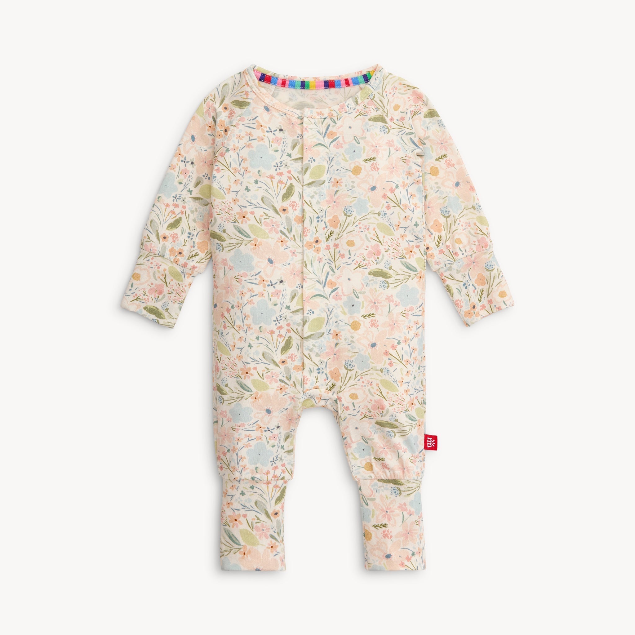 magnetic me spring floral footie