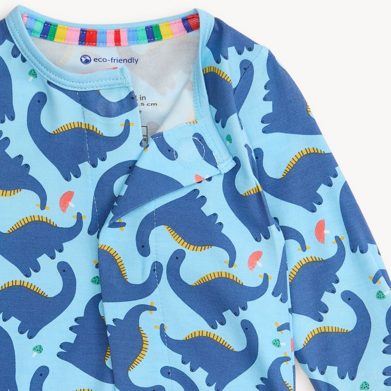 magnetic footie with Branchiosaurus print