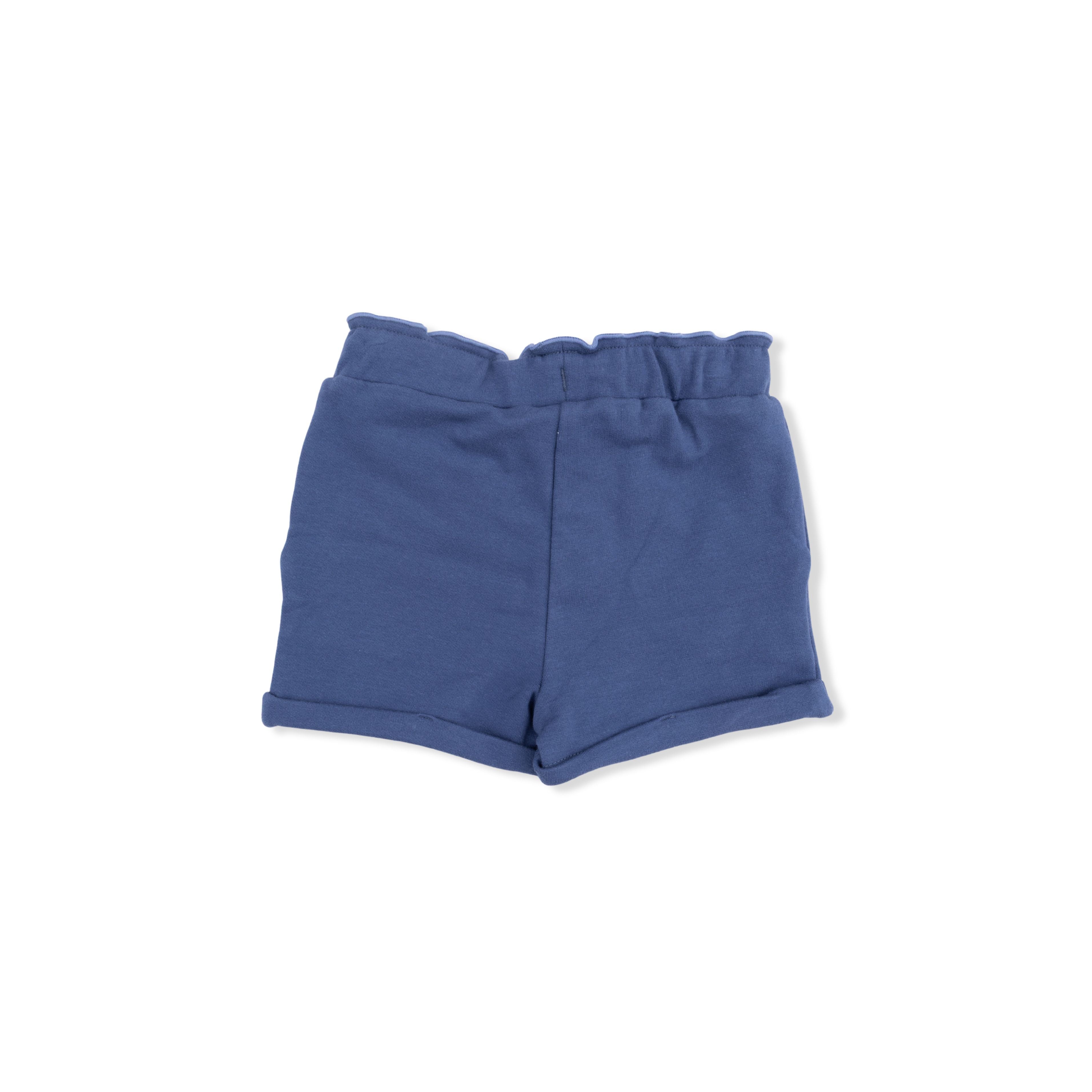 navy blue girls terry cloth shorts