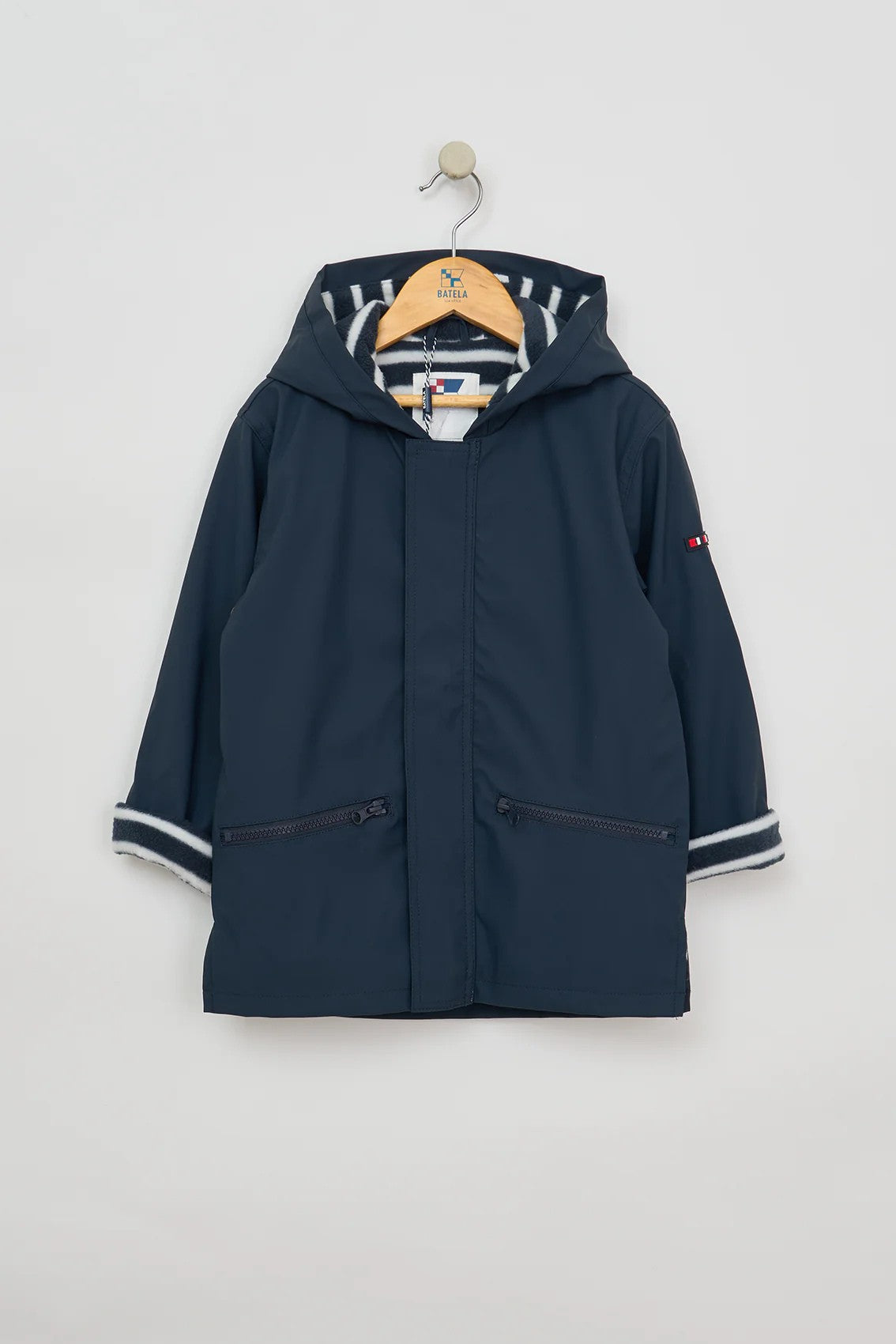 navy blue toddler raincoat