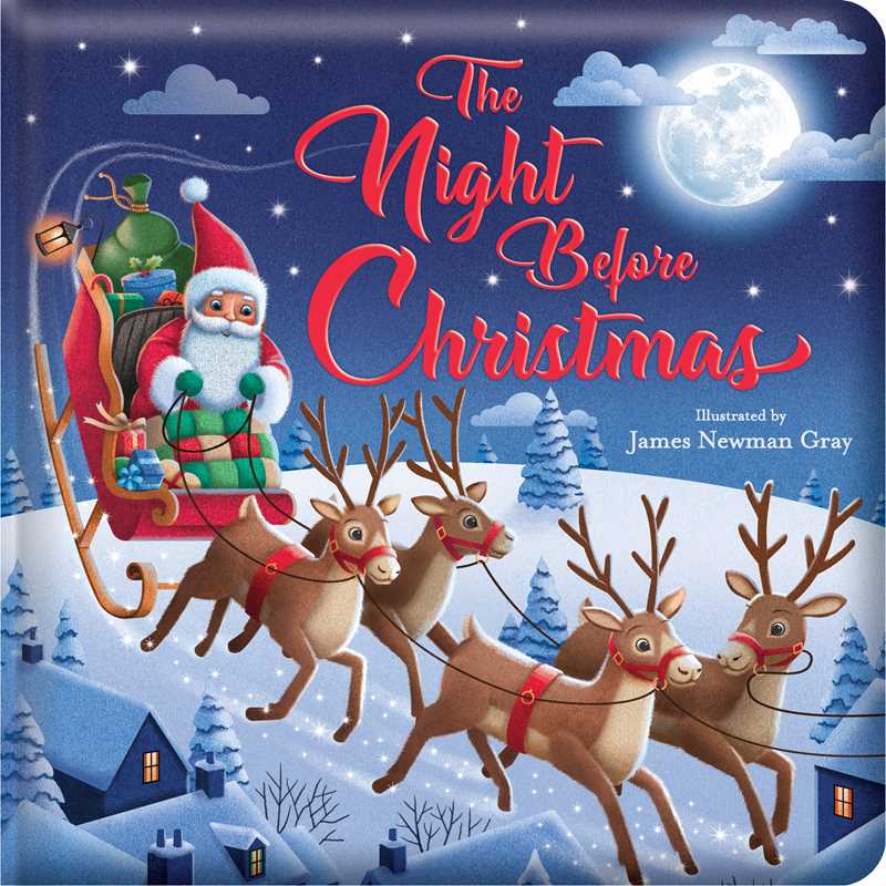 night before Christmas padded board book