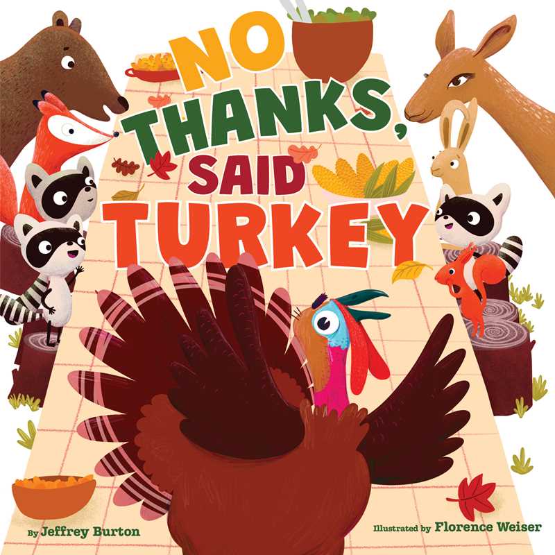 no thanks said turkey board book