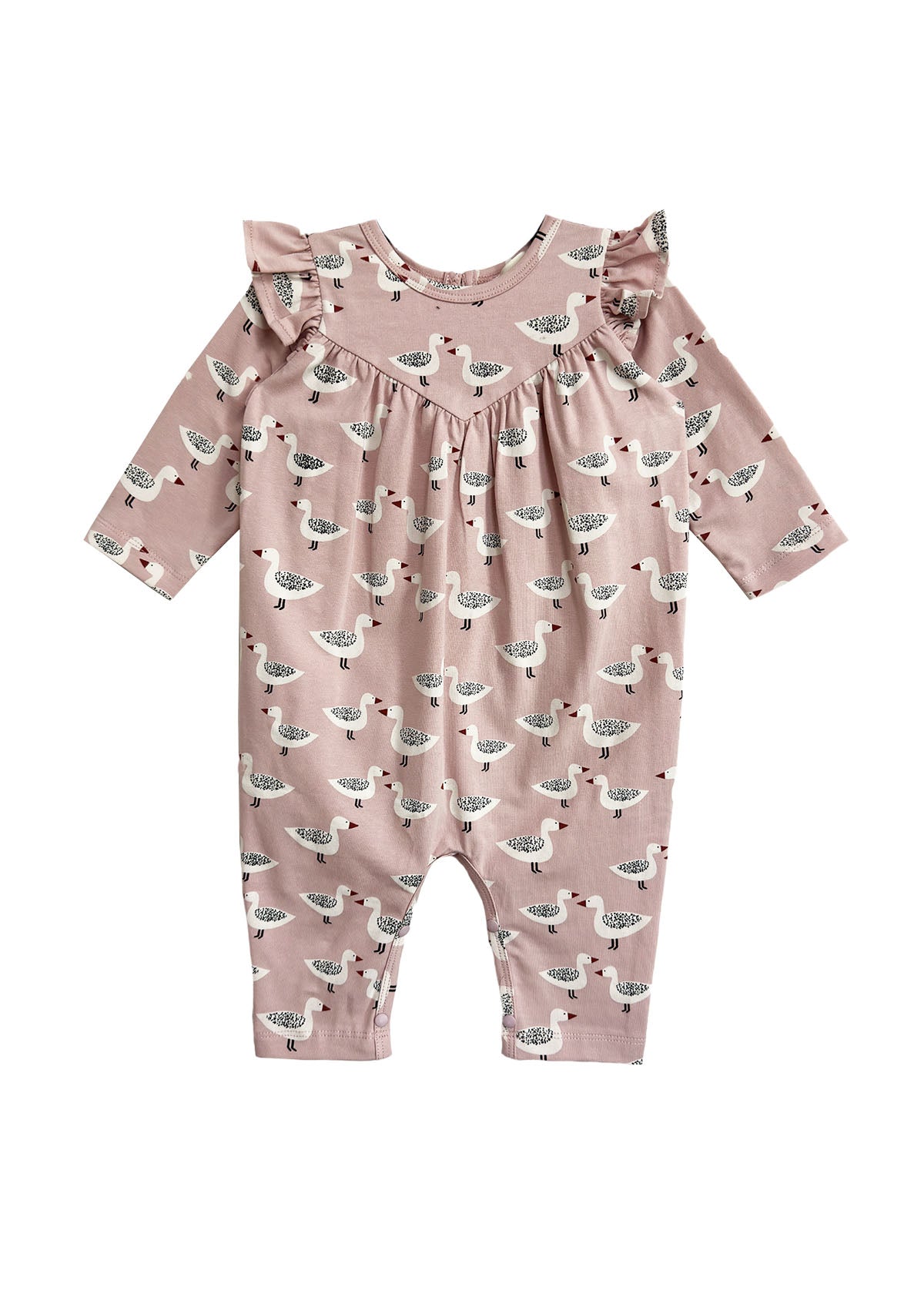 pink duck romper