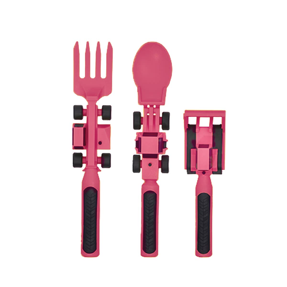 pink toddler construction utensil set