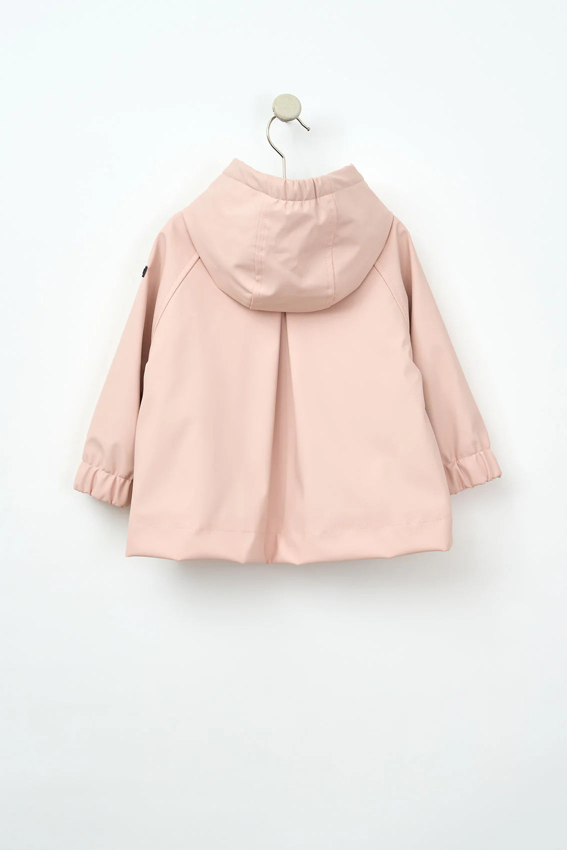 pleated infant raincoat