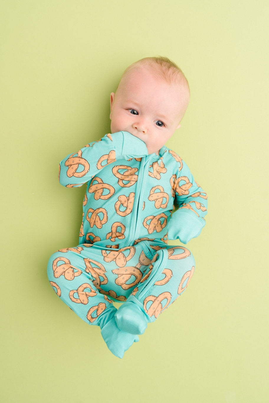 pretzel convertible footie baby
