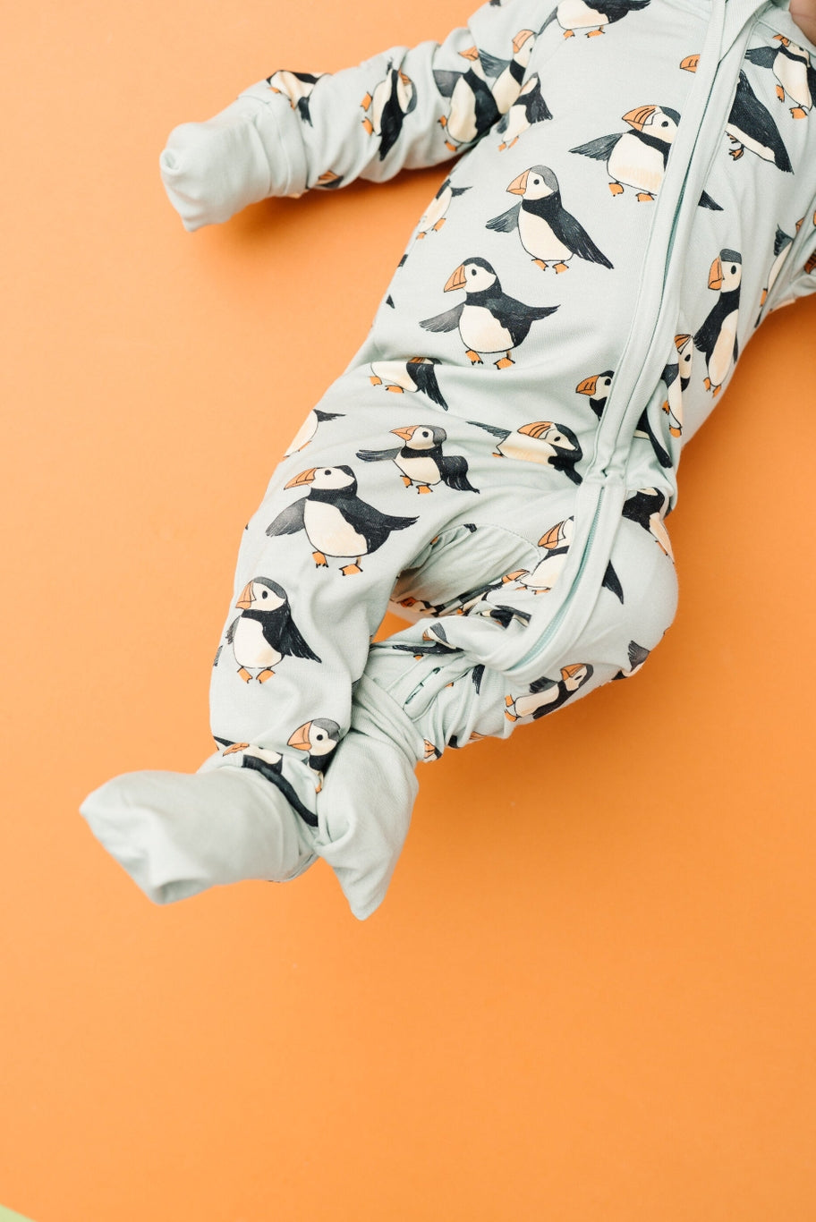 puffin convertible footie detail