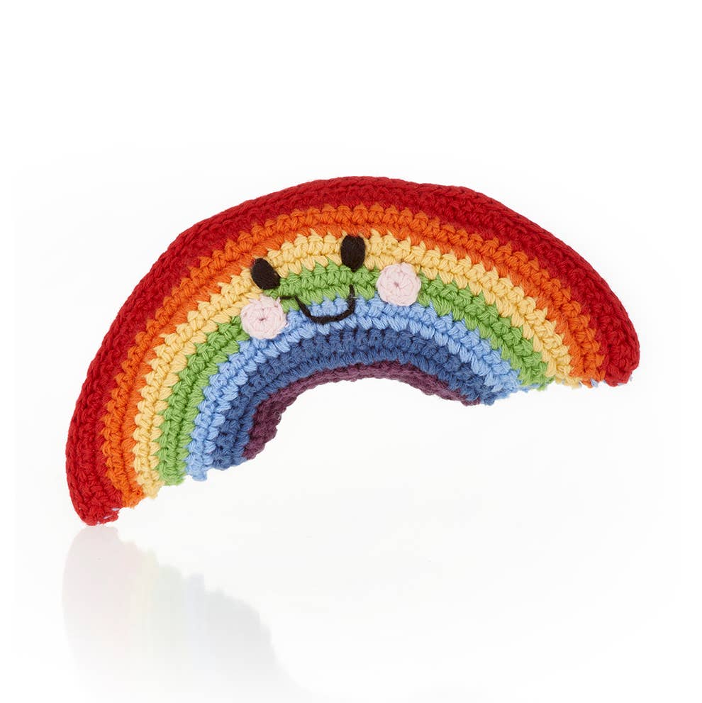rainbow organic rattle 1