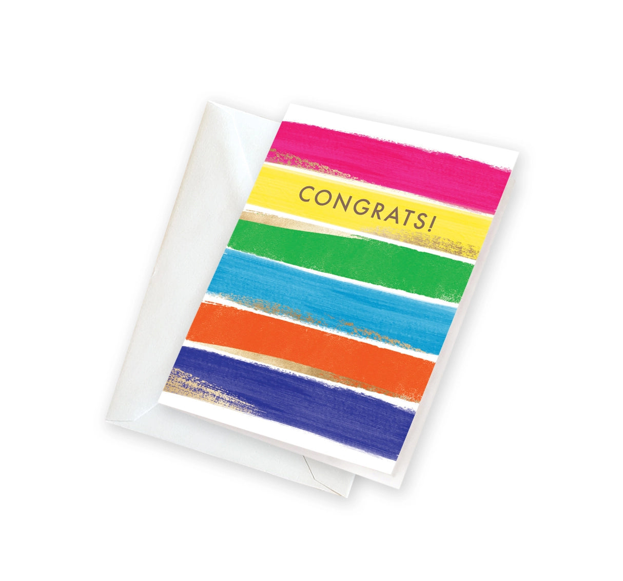 rainbow congrats mini greeting card