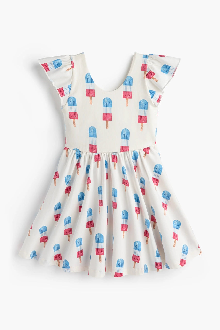 red white blue popsicle dress