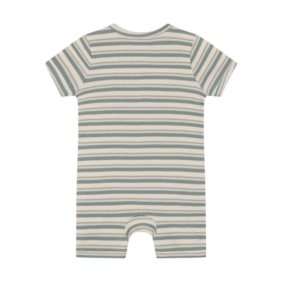 ribbed striped baby boy shortie romper