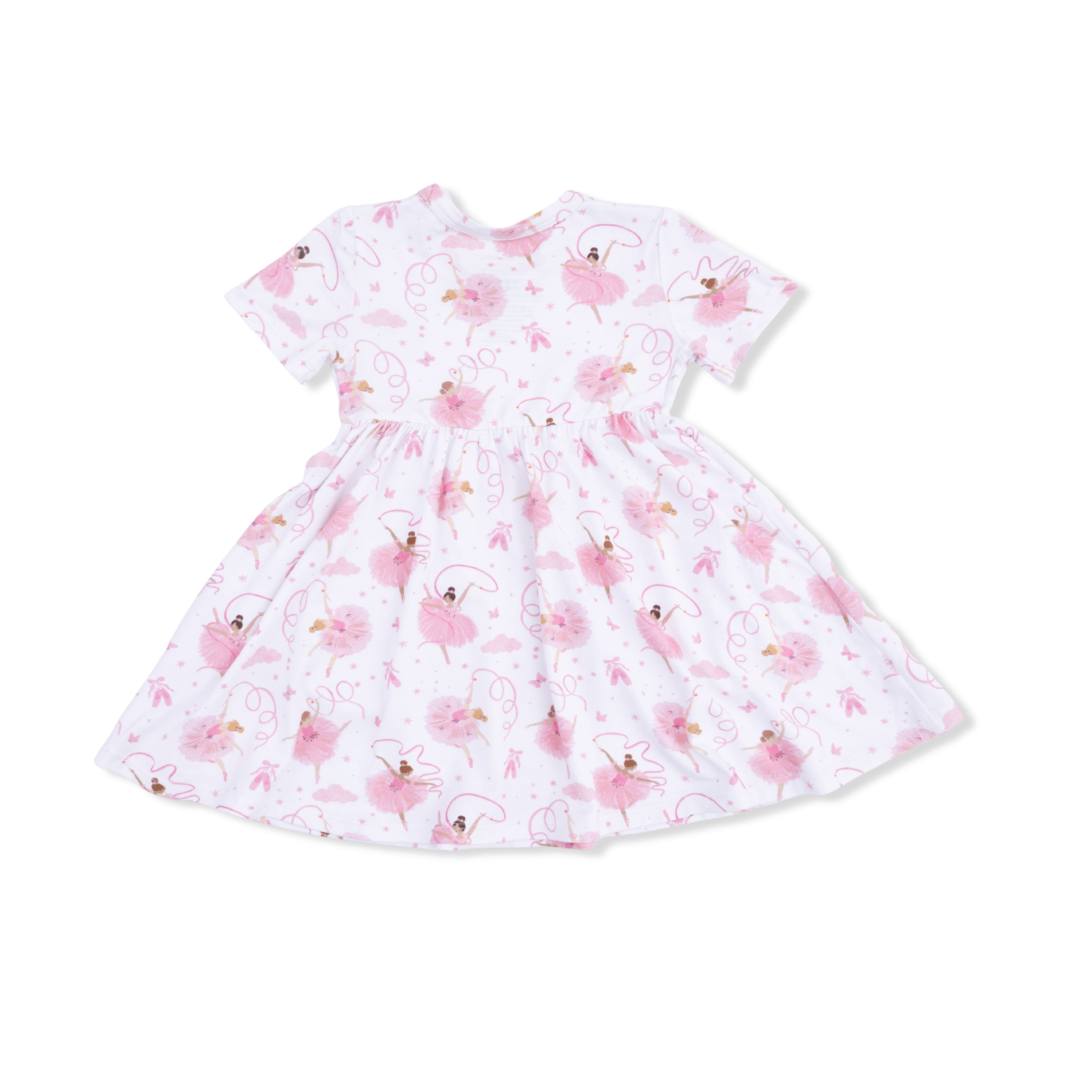 ribbon ballerina twirl dress for toddler girls
