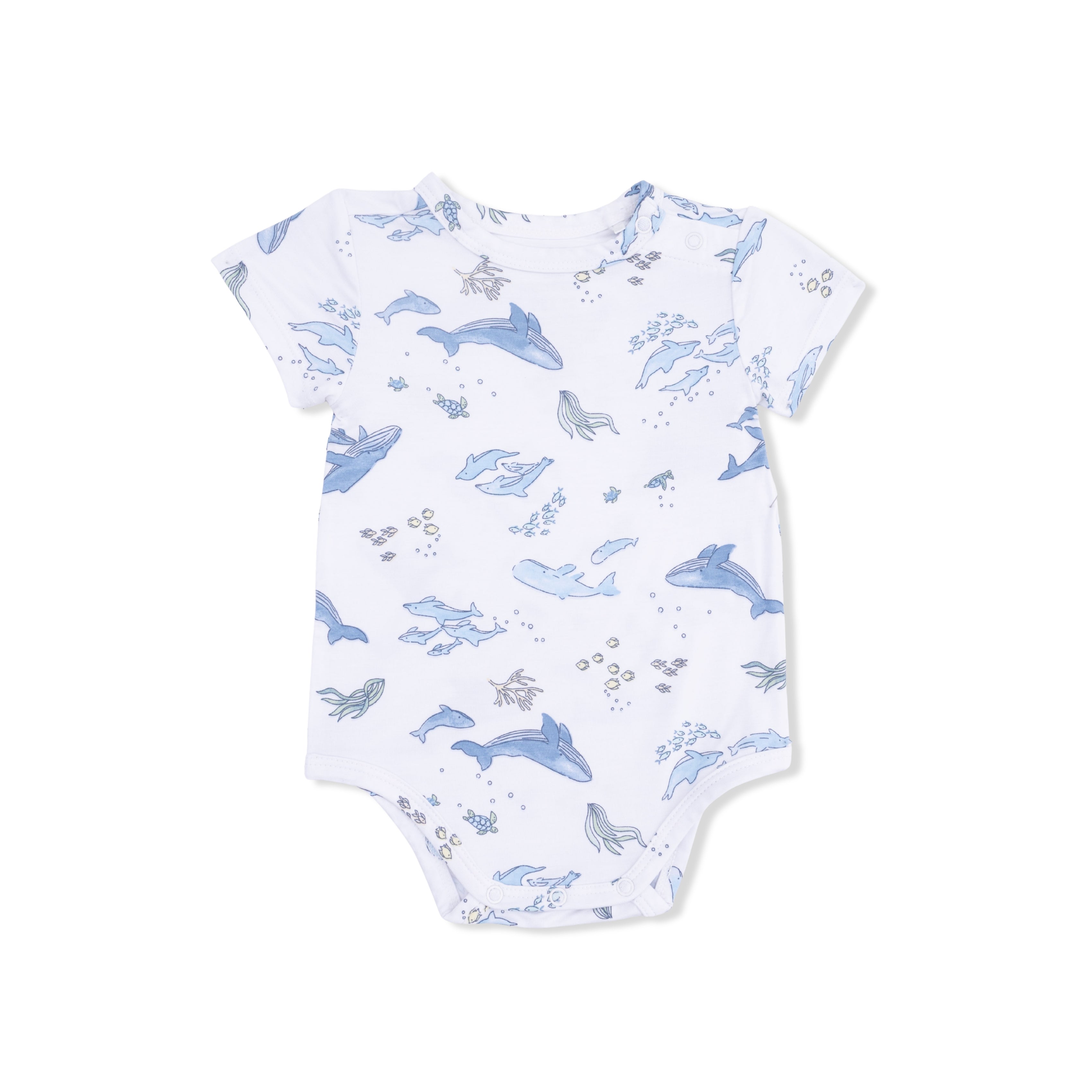 sea life short sleeve onesie for baby