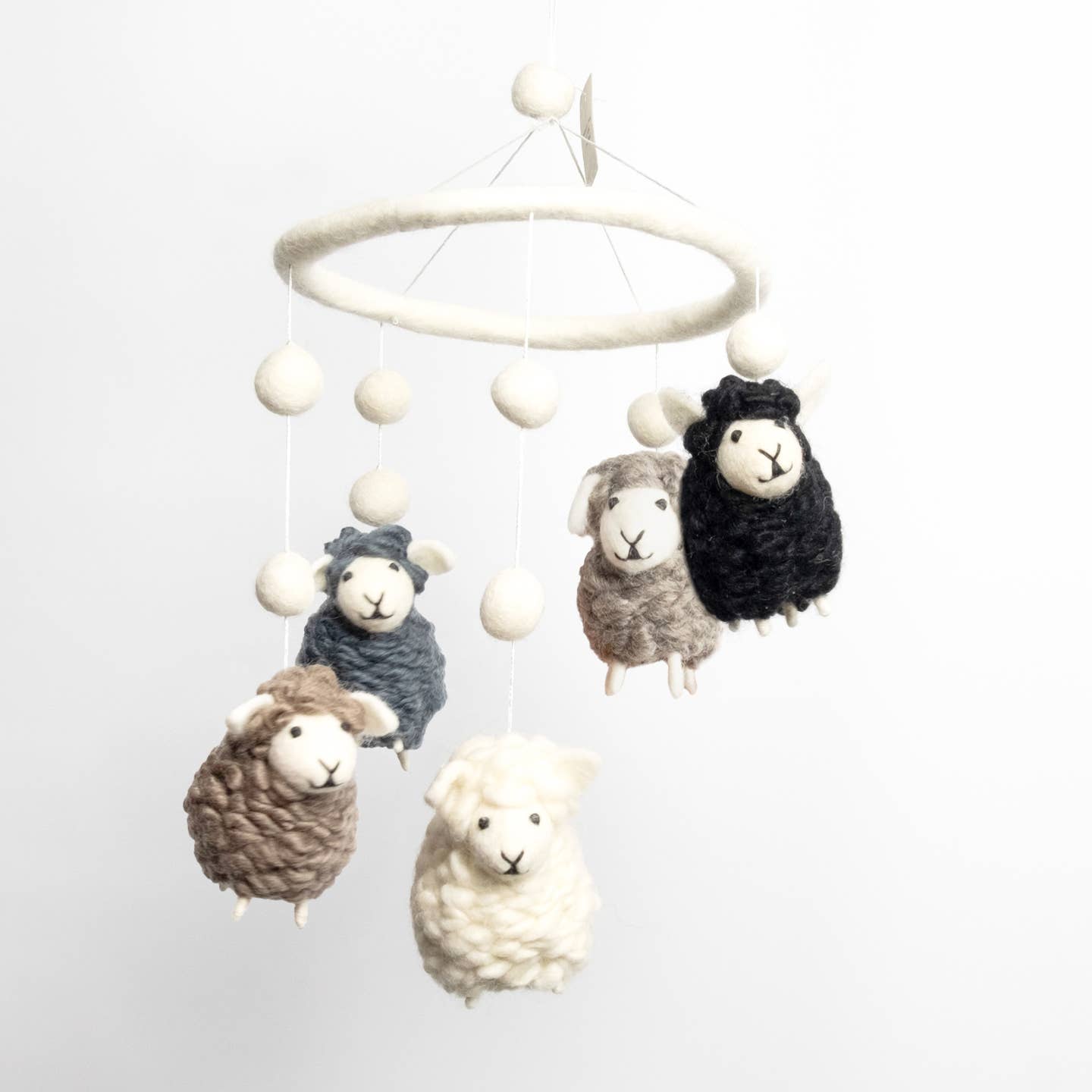 sheep baby mobile