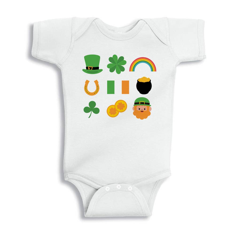 st patricks day themed onesie