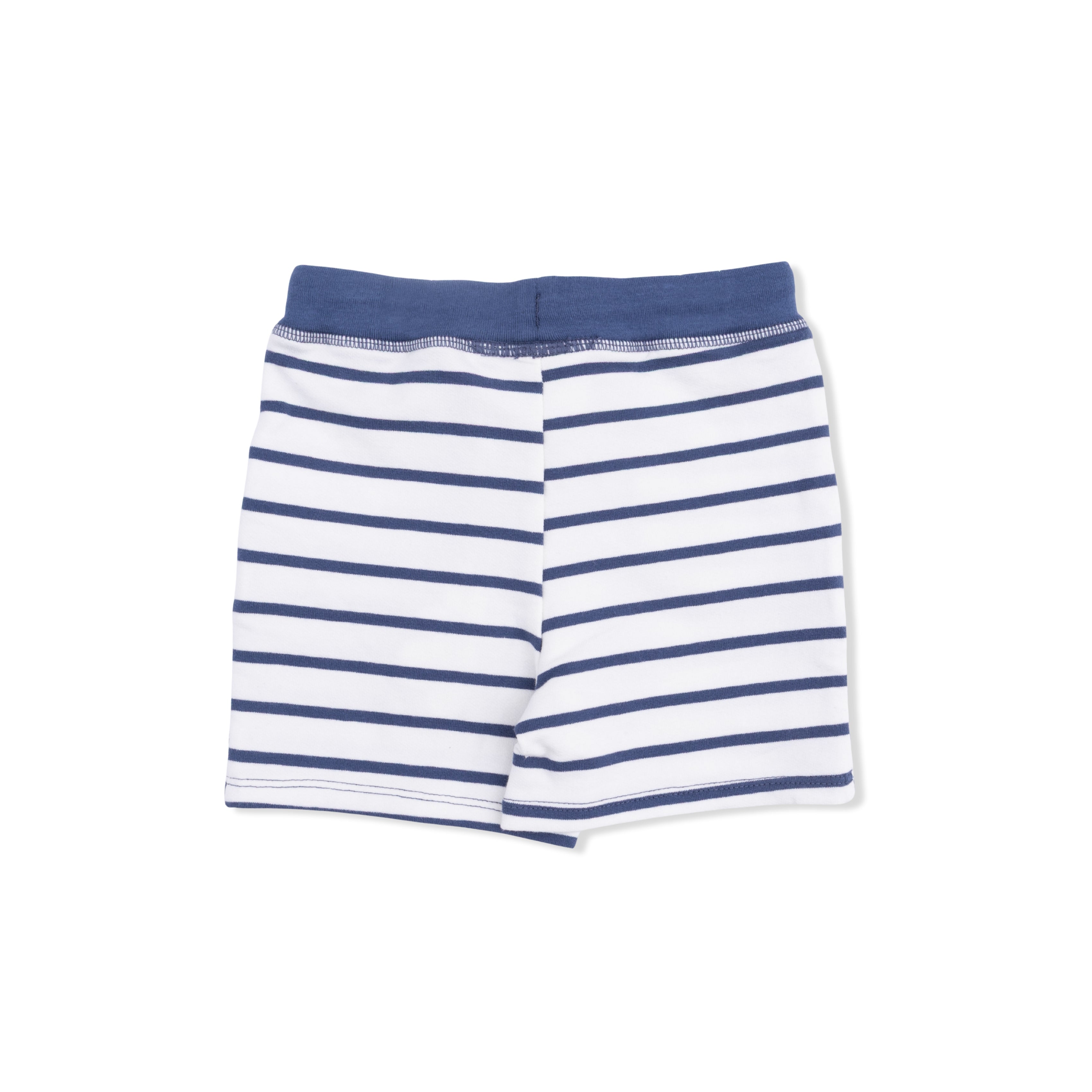 striped elastic waist shorts for toddlers