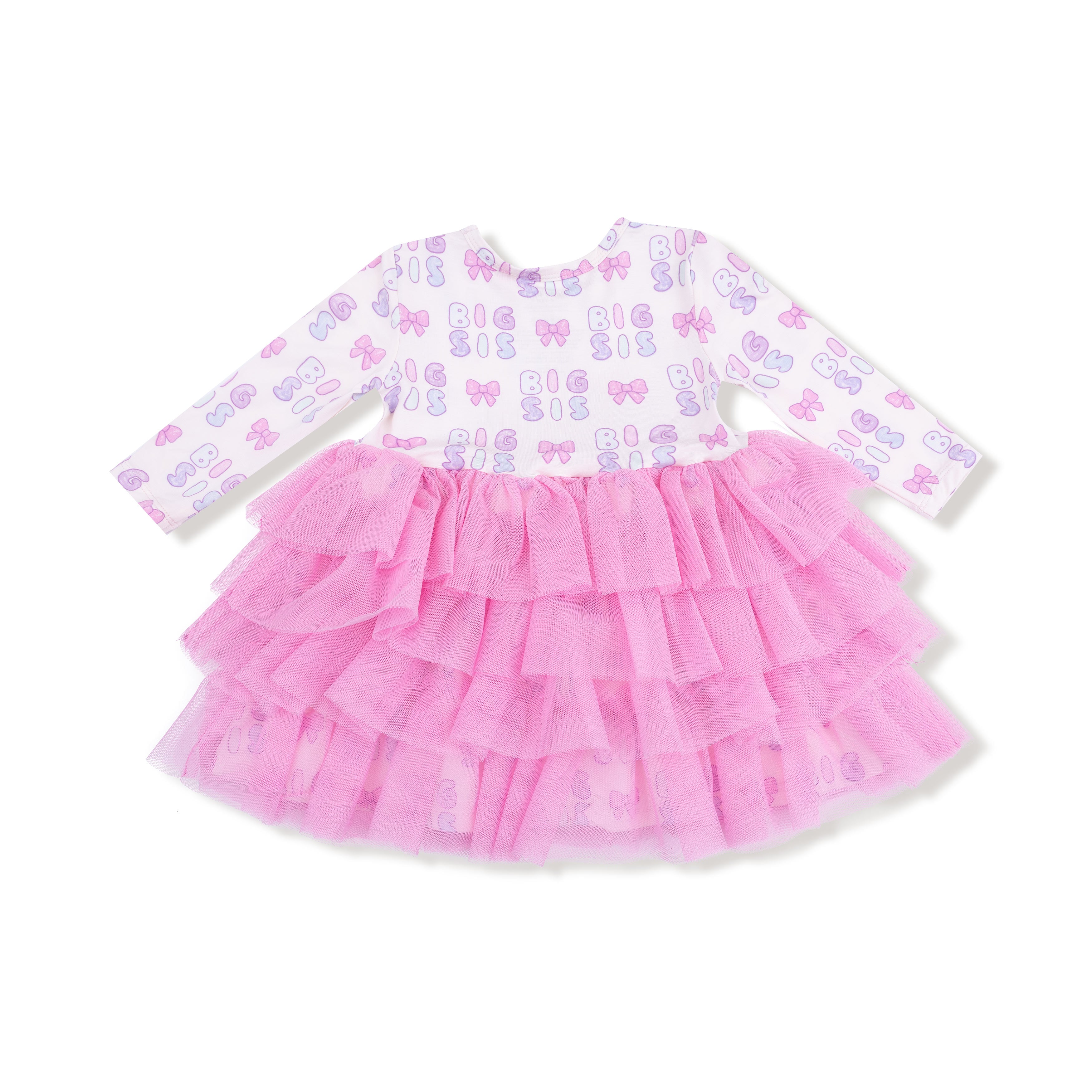 tulle big sis layered tulle skirt dress