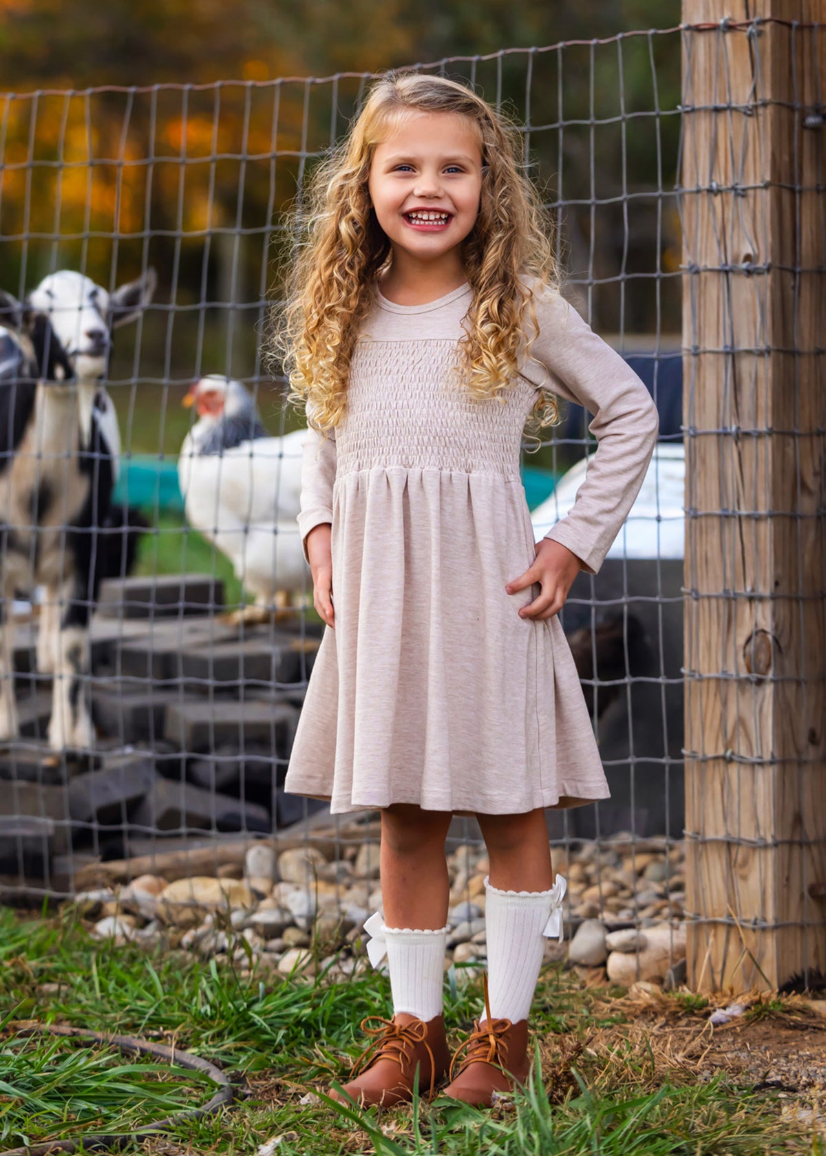 Smocked Toddler Sweater Dress