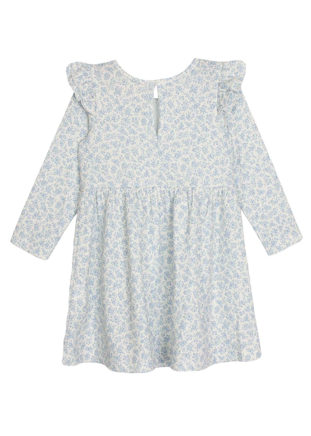 Toddler Soft Blue Floral Dress