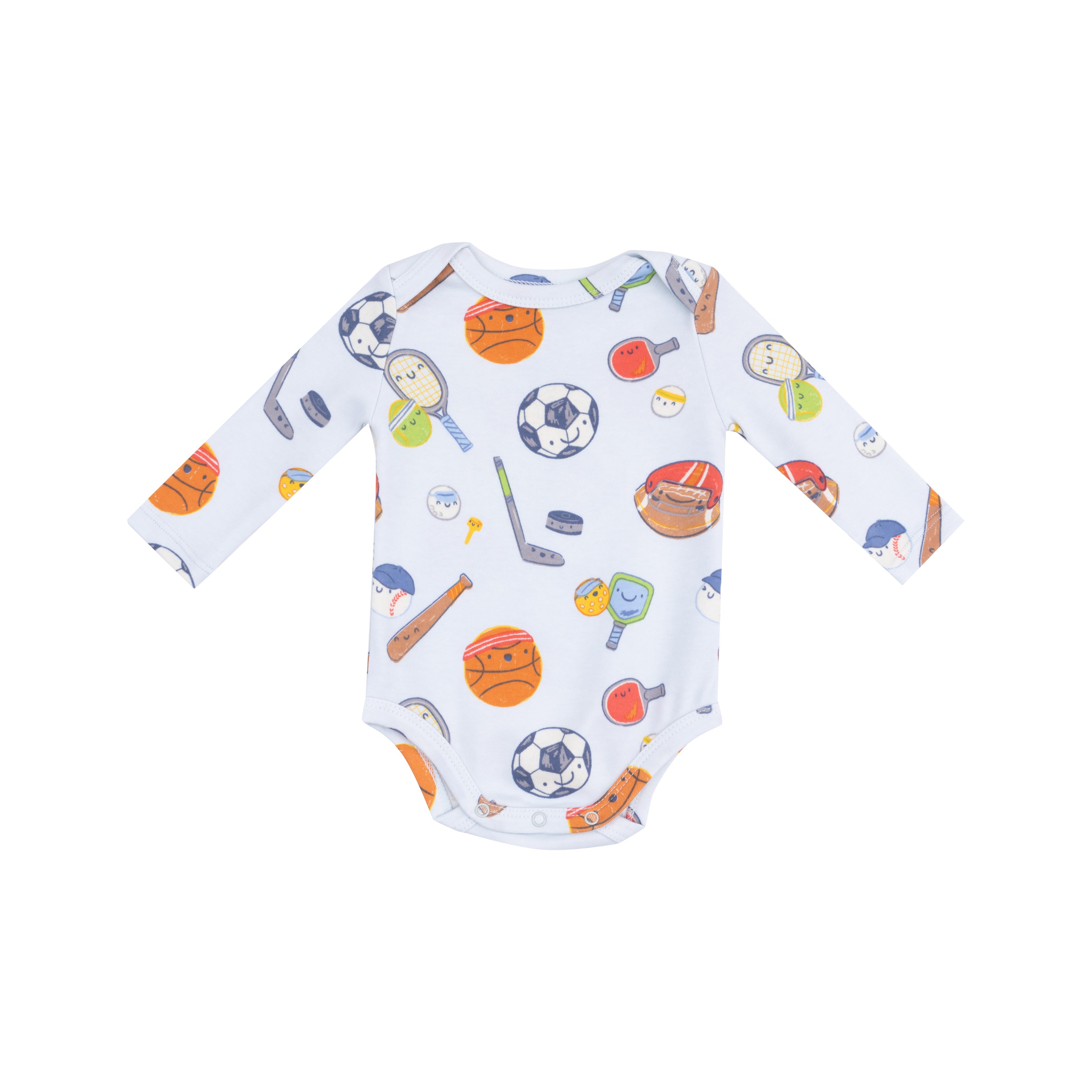 Sports Friends Long Sleeve Onesie