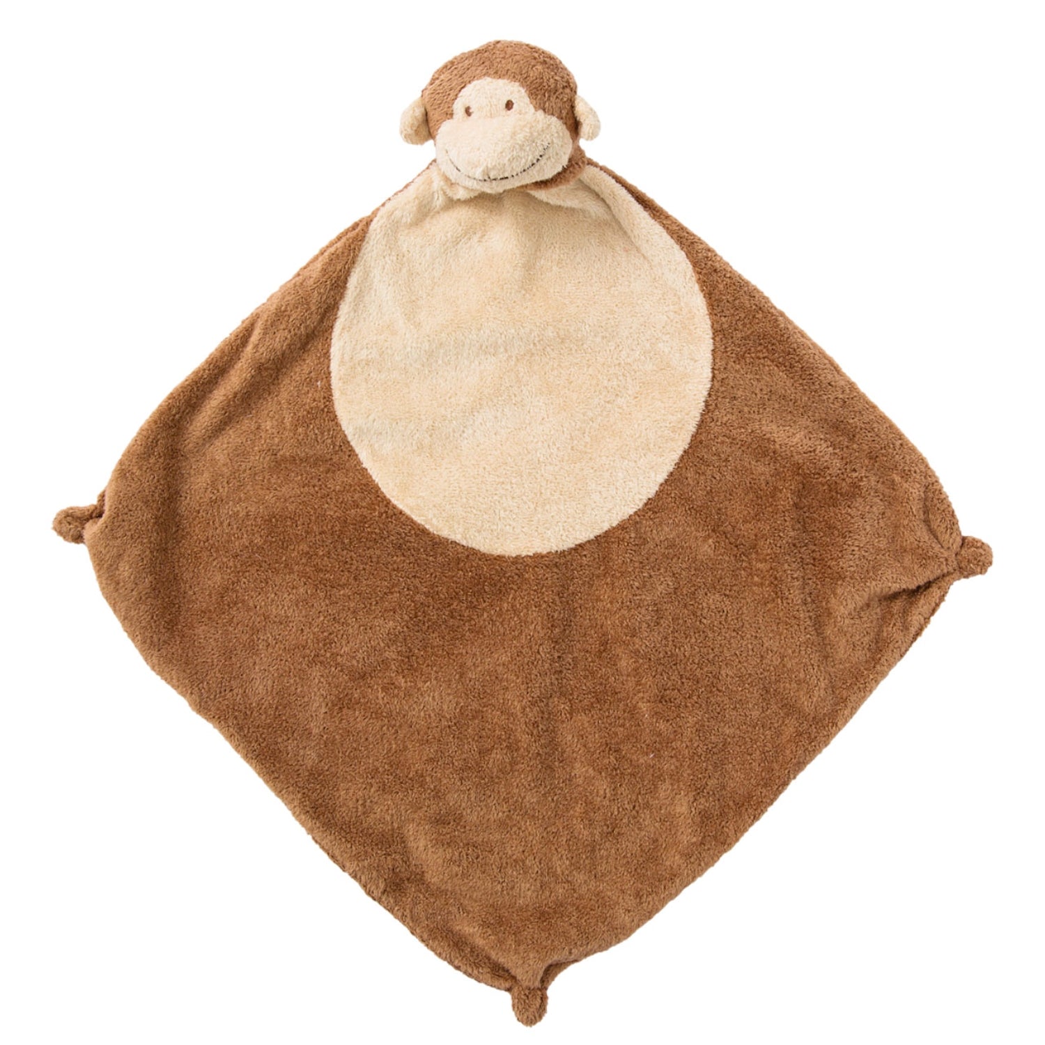 Brown Monkey Lovey Blankie