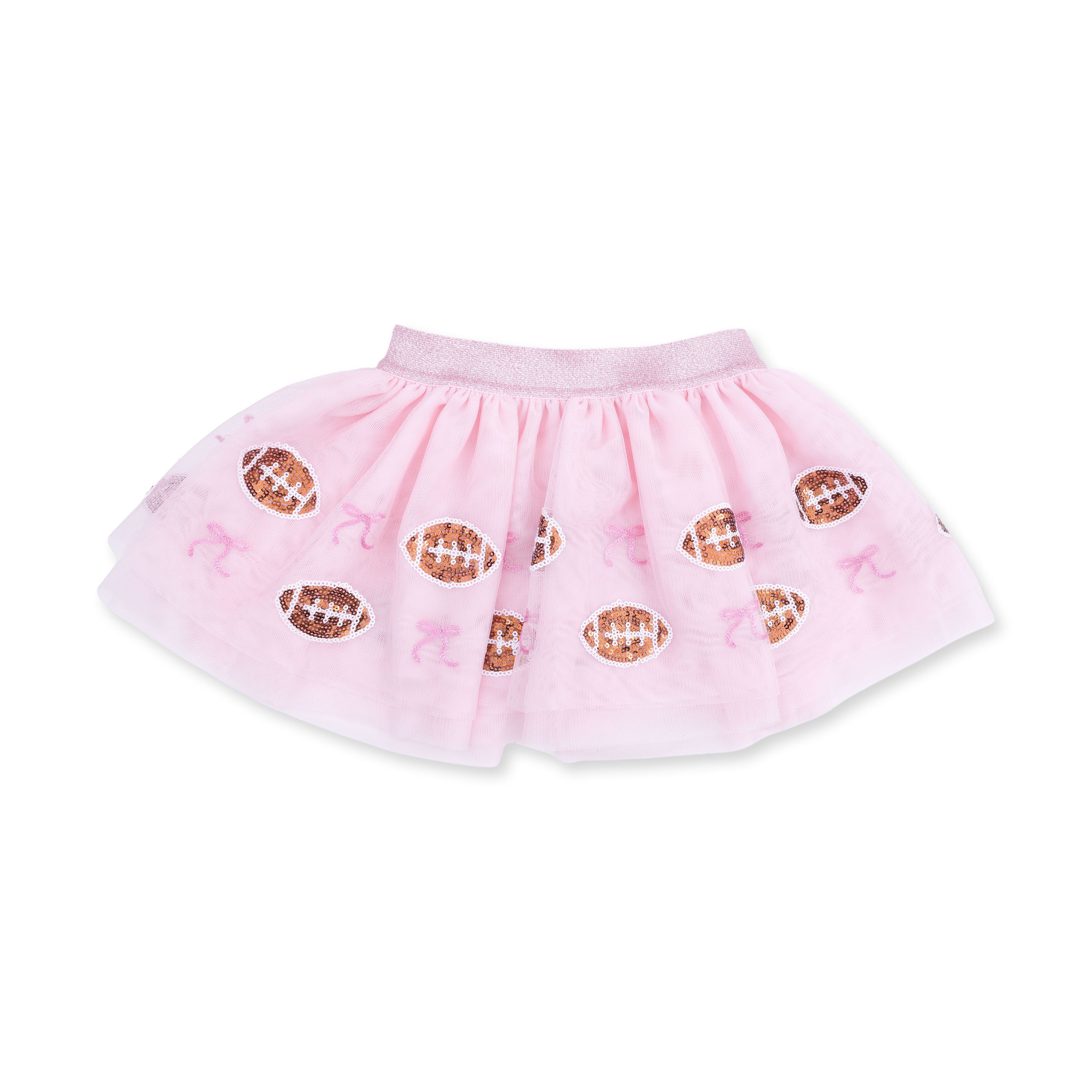 Football Helmets Pink Tutu Skirt With Bike Shorts