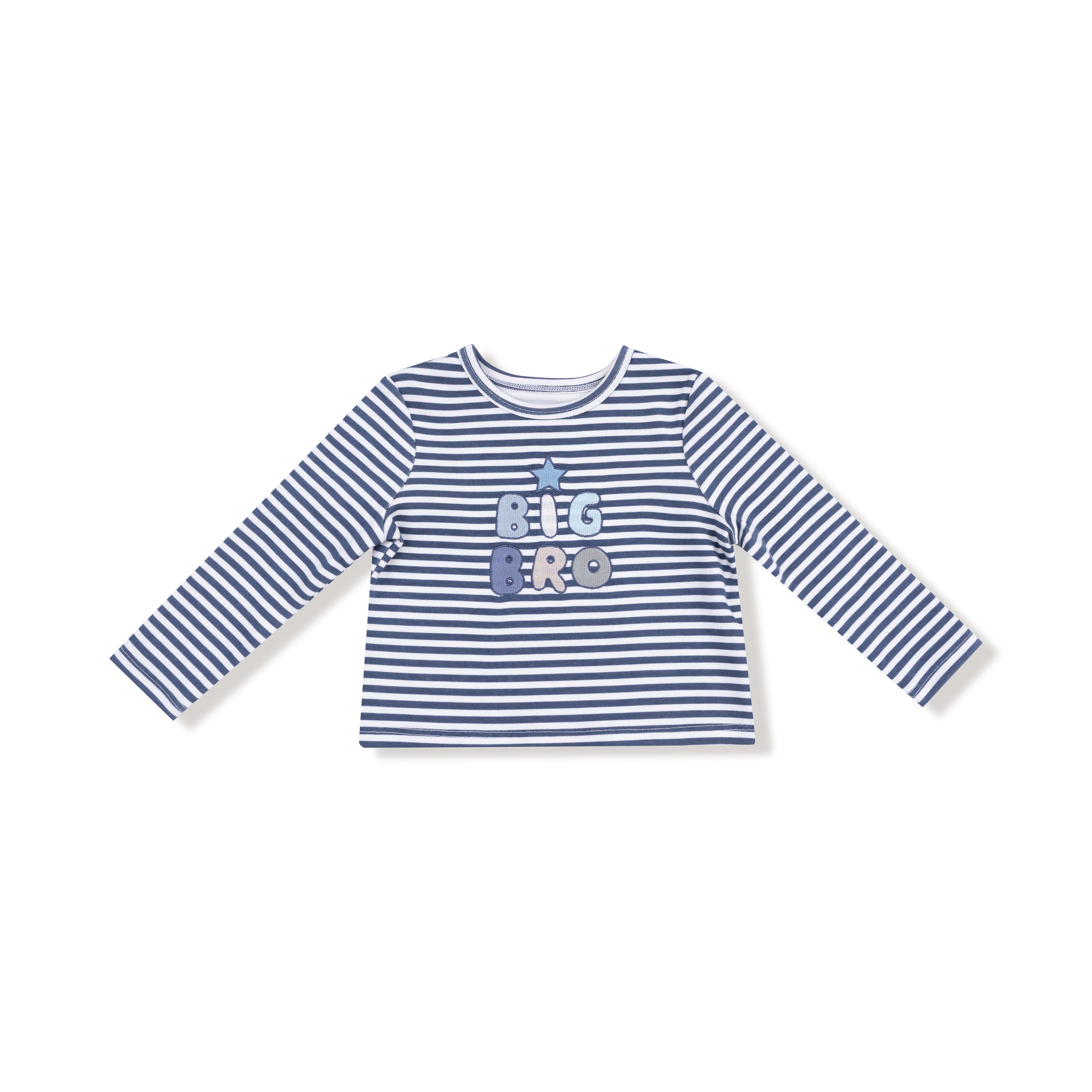 Big Bro Striped Long Sleeve Shirt