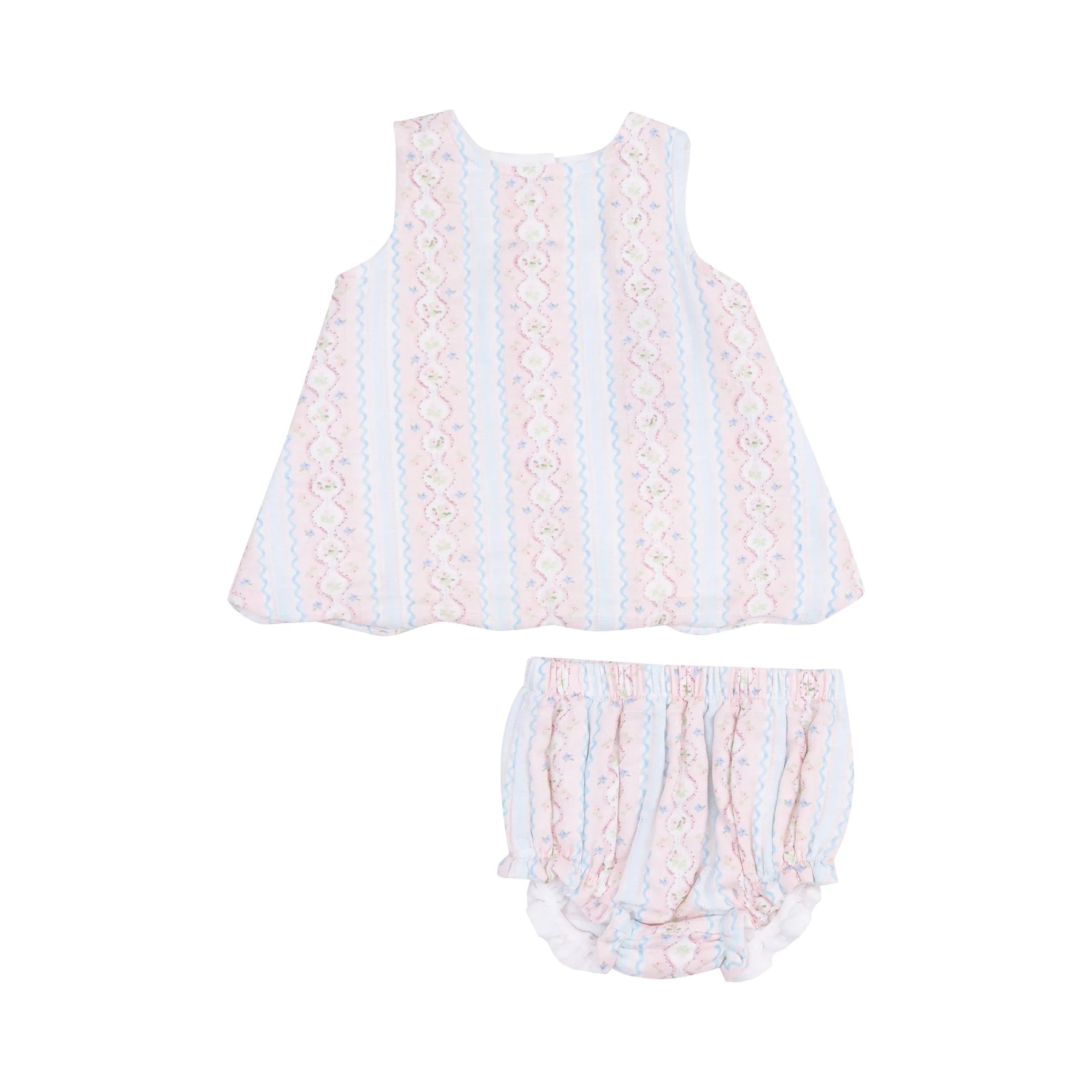 vintage style baby girl two piece set